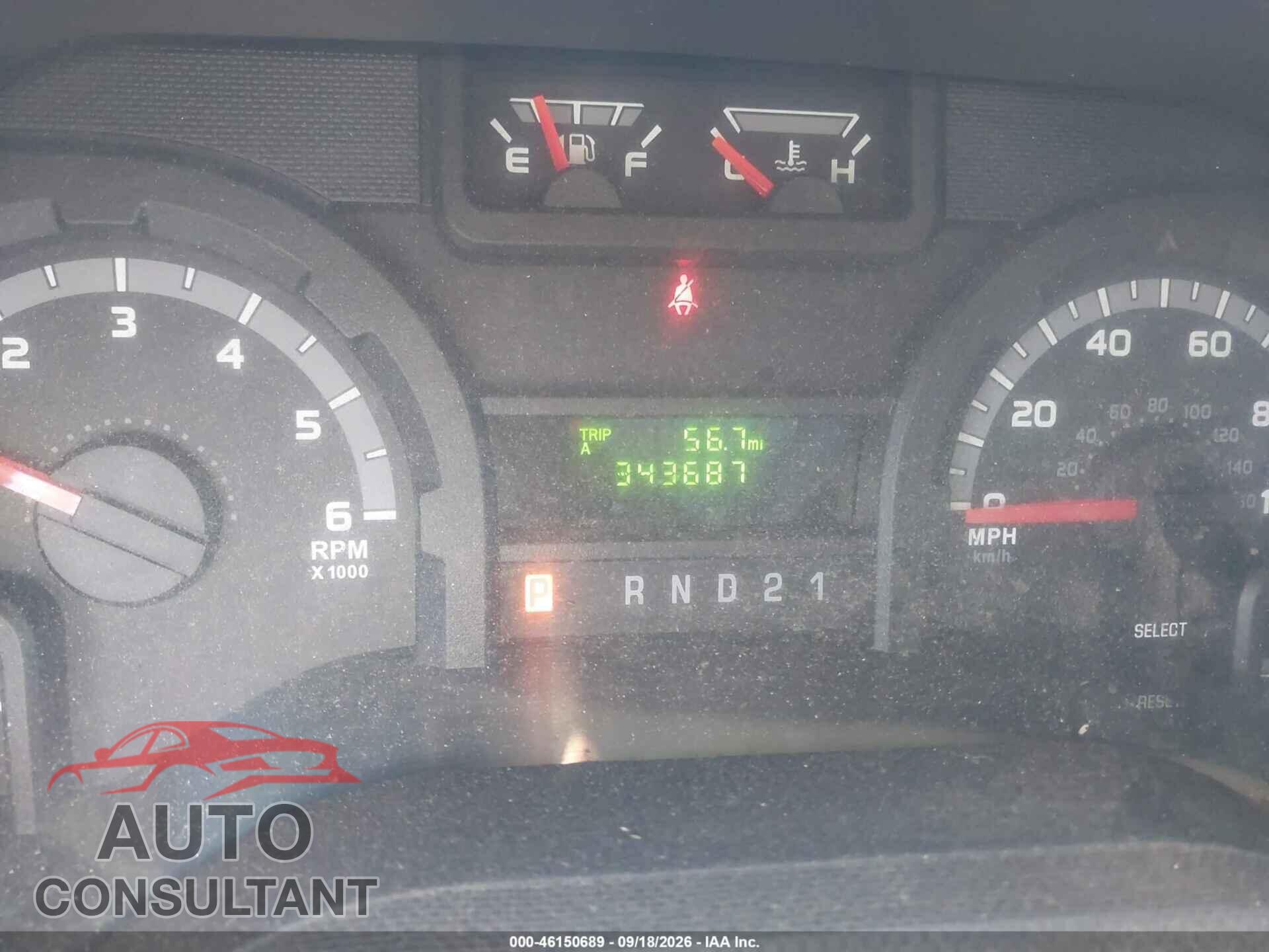 FORD E-150 2013 - 1FTNE1EW8DDA24992