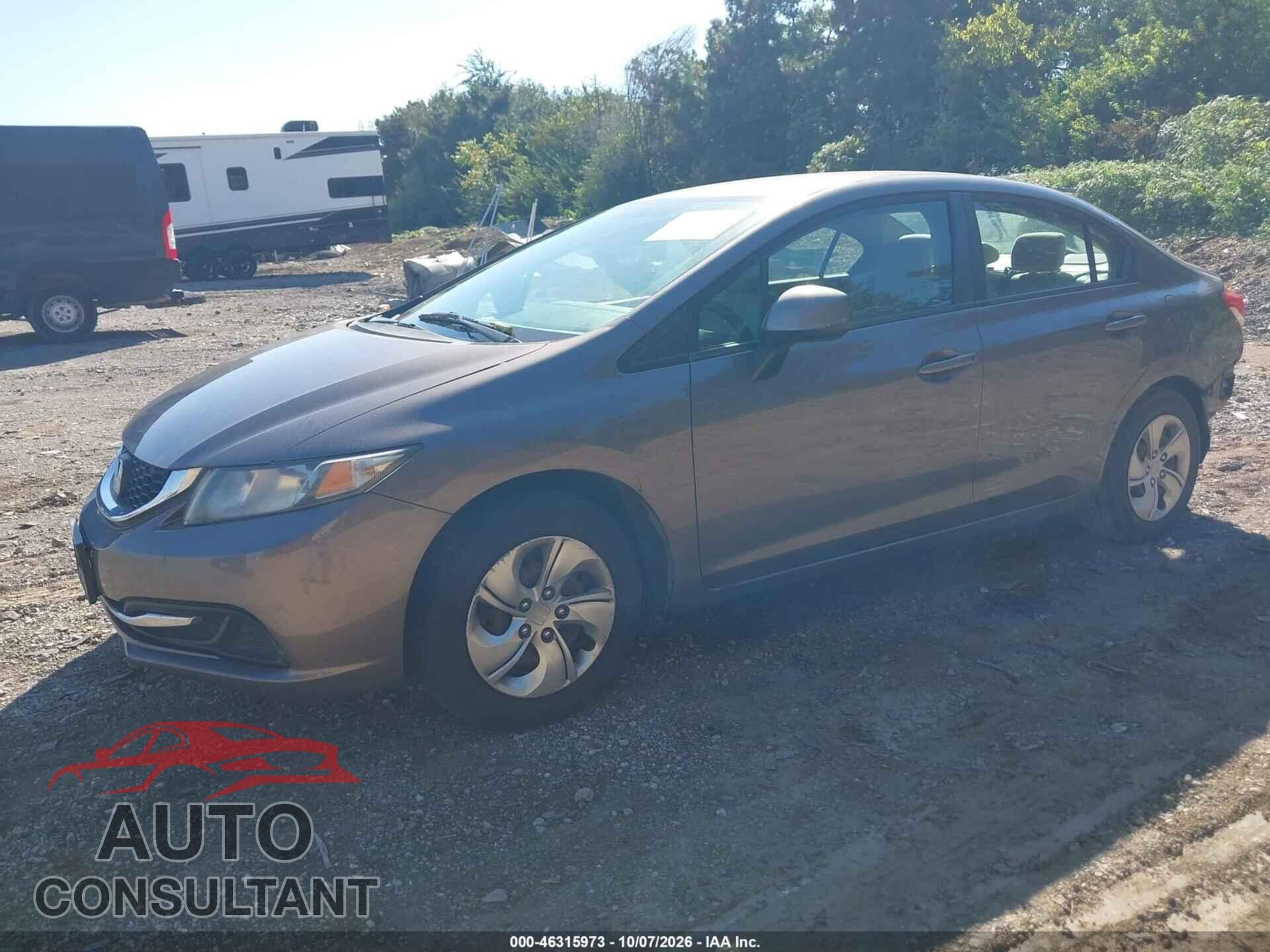HONDA CIVIC 2013 - 19XFB2F51DE089013