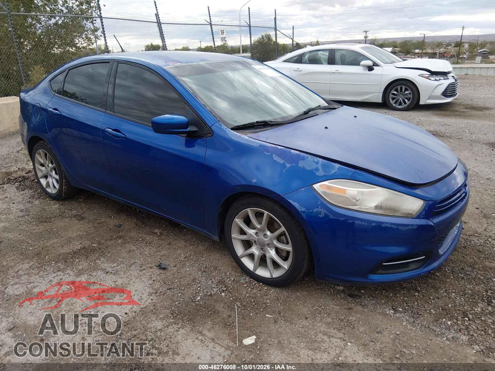 DODGE DART 2013 - 1C3CDFBA2DD324421