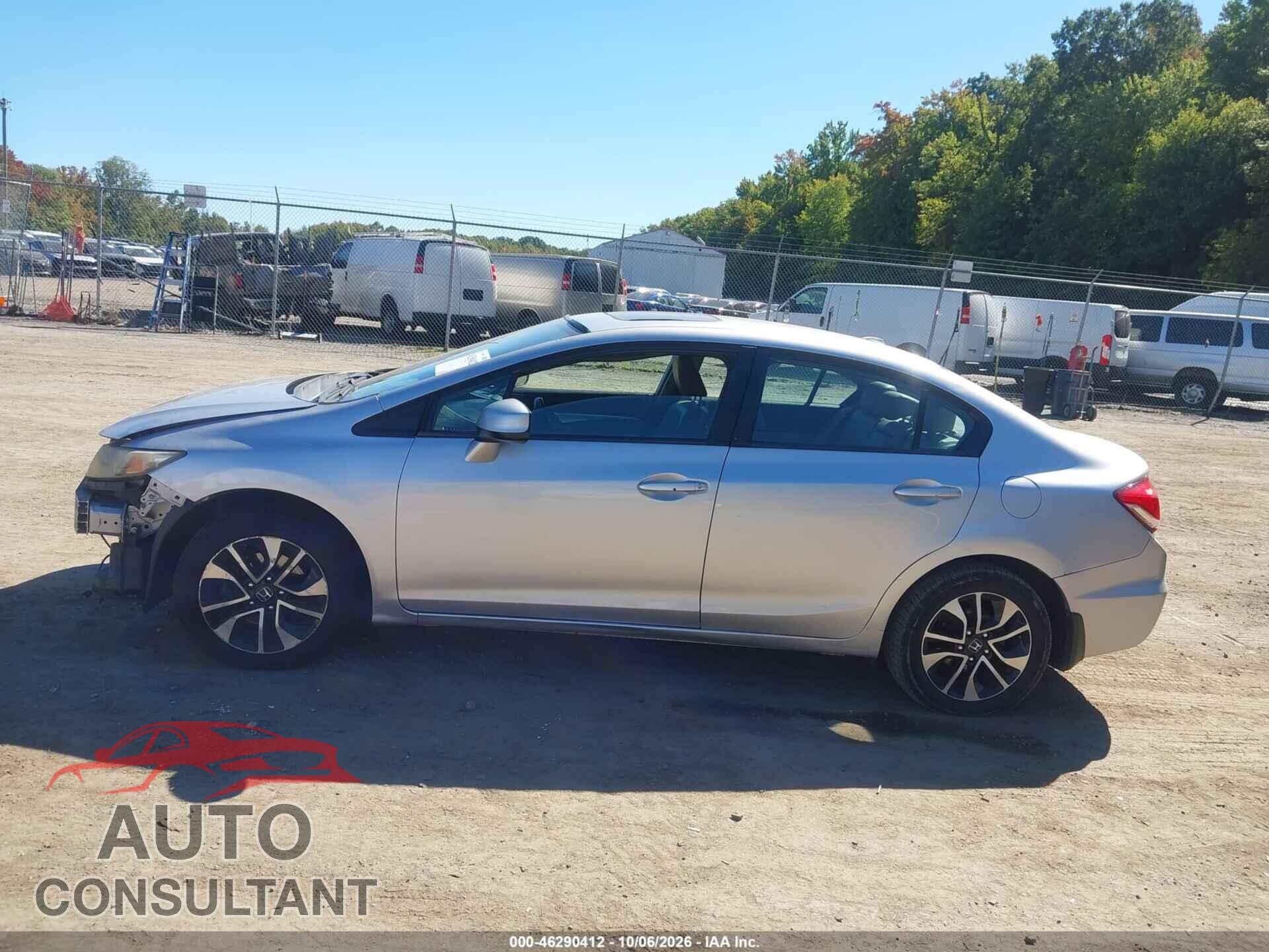 HONDA CIVIC 2013 - 19XFB2F96DE017906