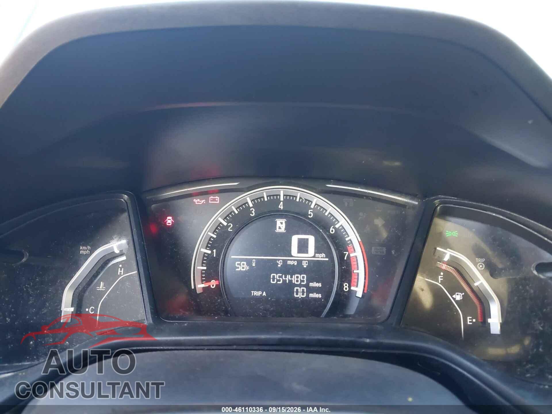 HONDA CIVIC 2017 - 19XFC2F55HE077319