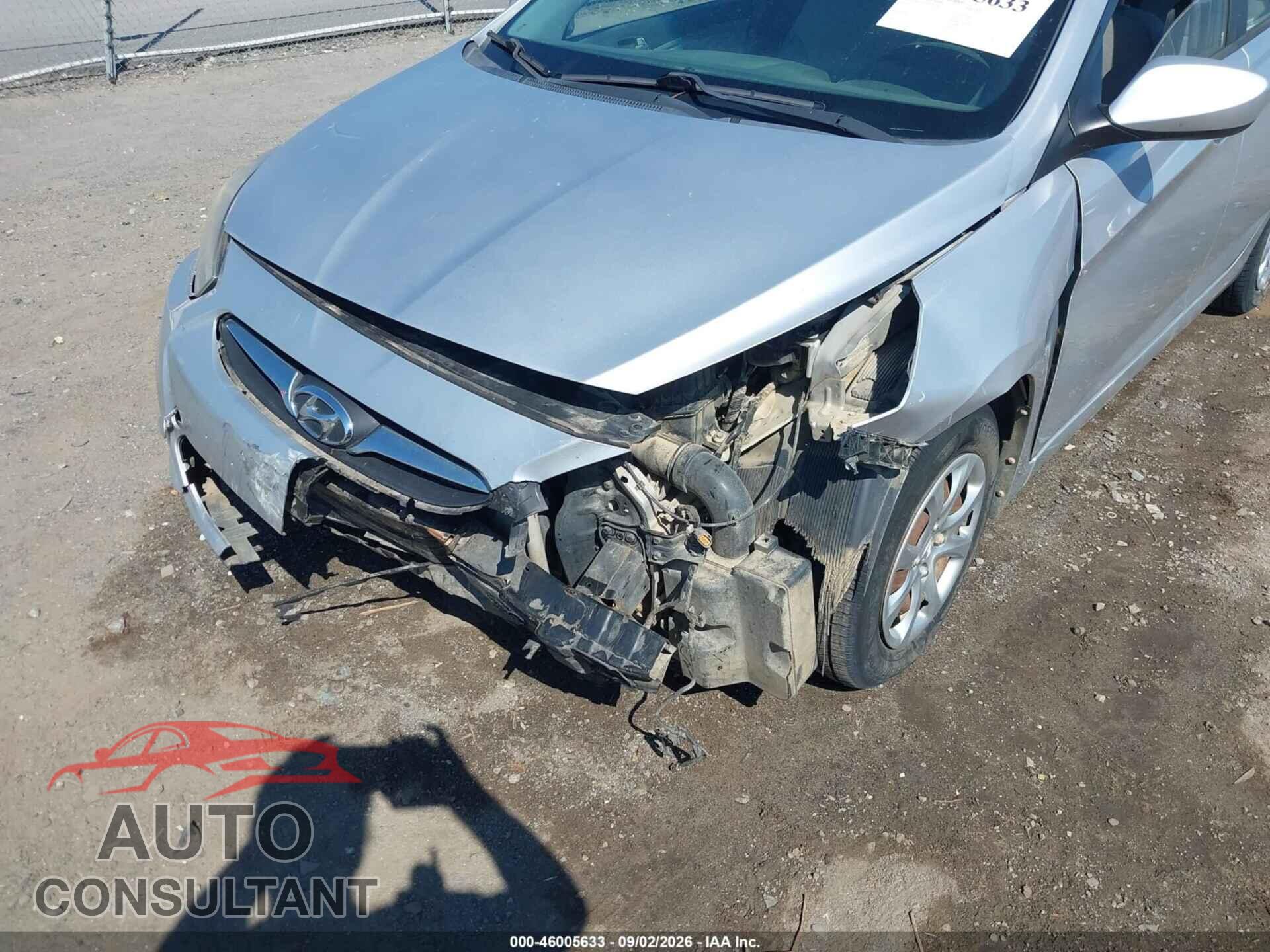 HYUNDAI ACCENT 2012 - KMHCT4AE7CU169690