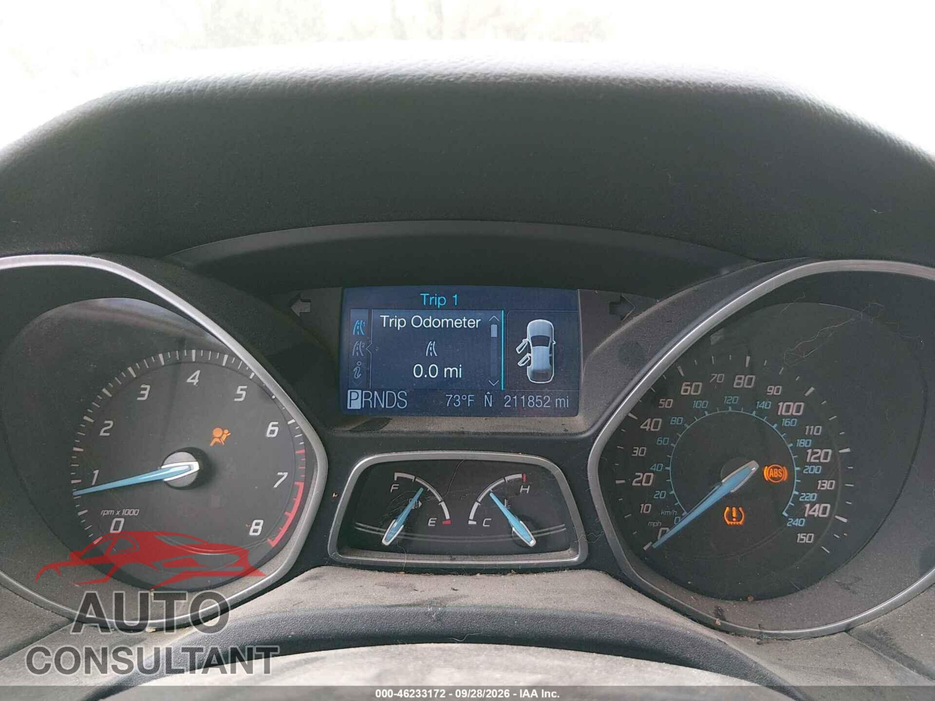 FORD FOCUS 2012 - 1FAHP3K28CL304457