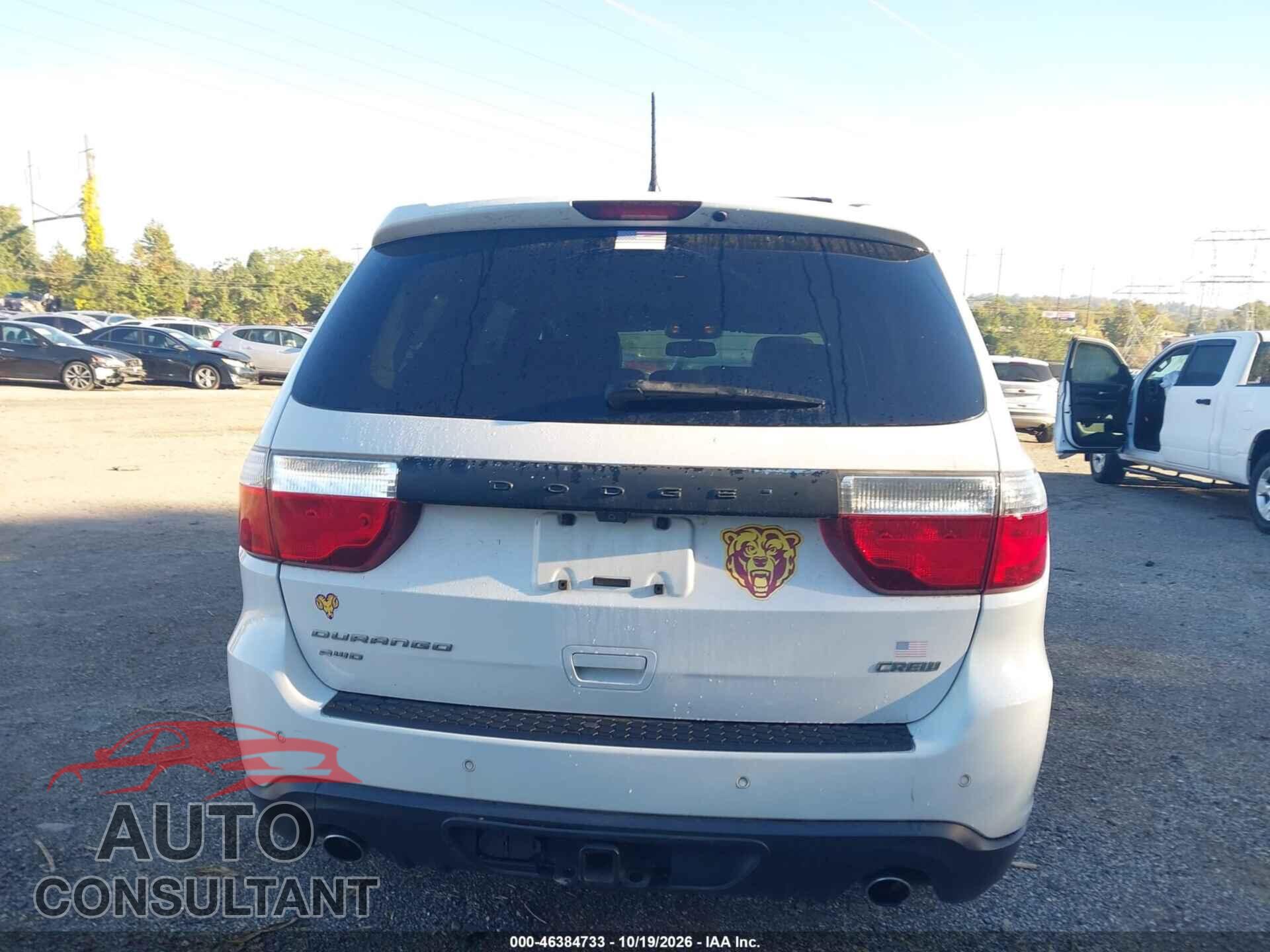 DODGE DURANGO 2013 - 1C4SDJDT7DC652397