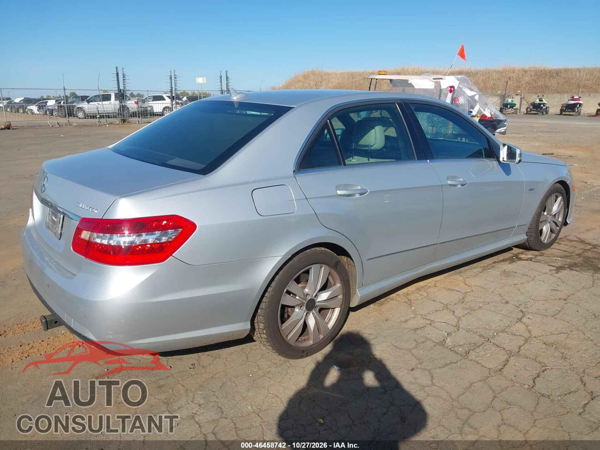 MERCEDES-BENZ E 350 BLUETEC 2011 - WDDHF2EB9BA362256