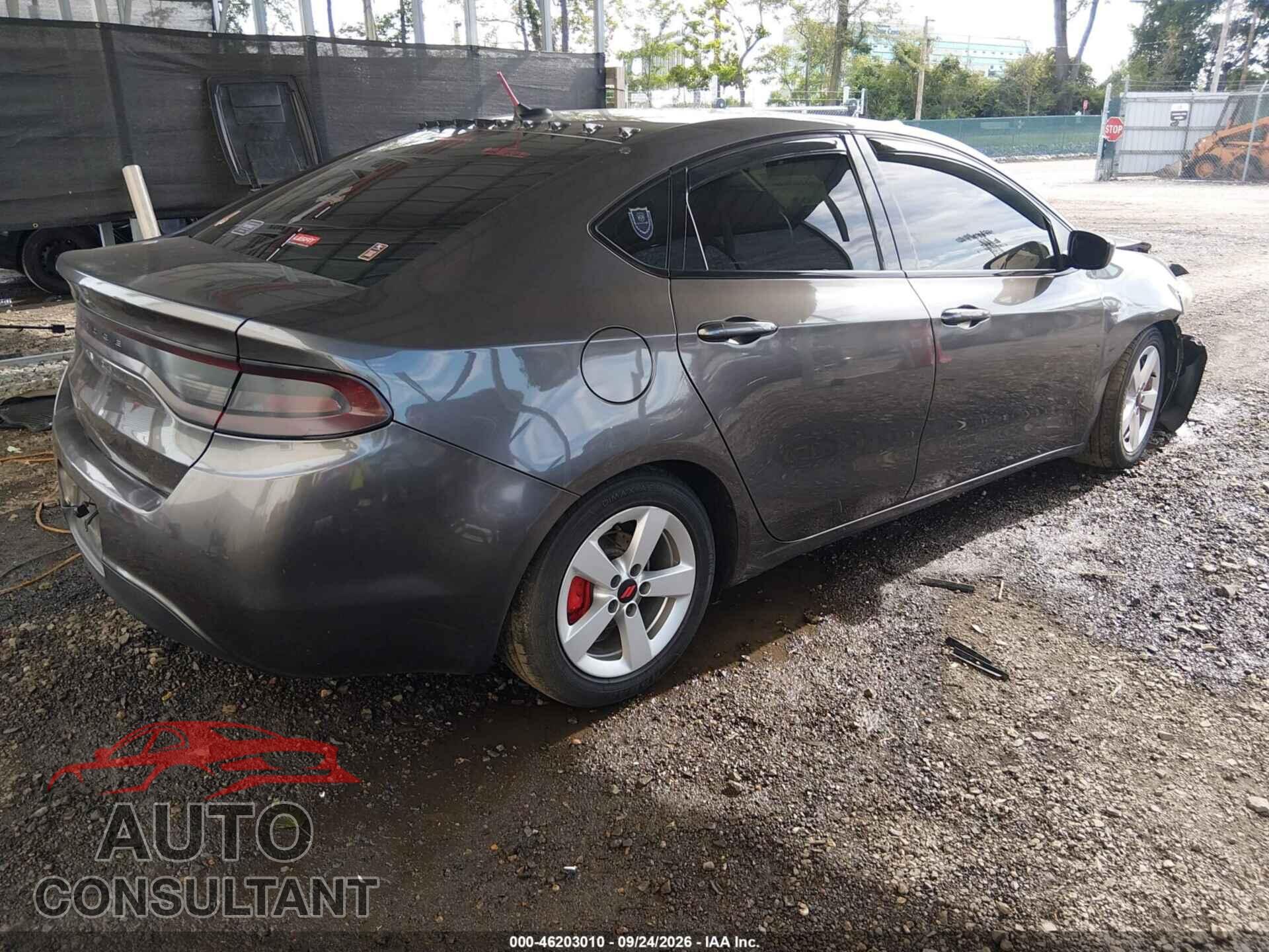 DODGE DART 2015 - 1C3CDFBB6FD158822