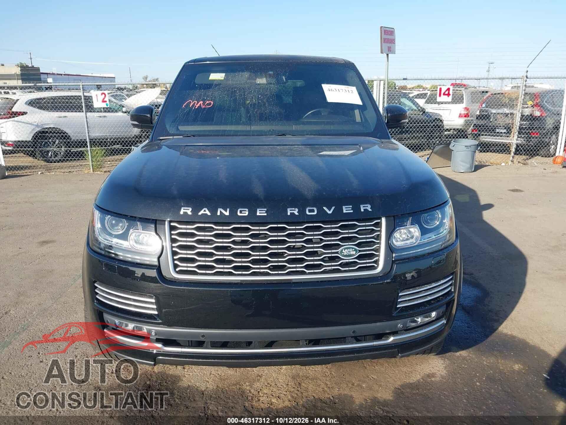 LAND ROVER RANGE ROVER 2015 - SALGS2VFXFA240444