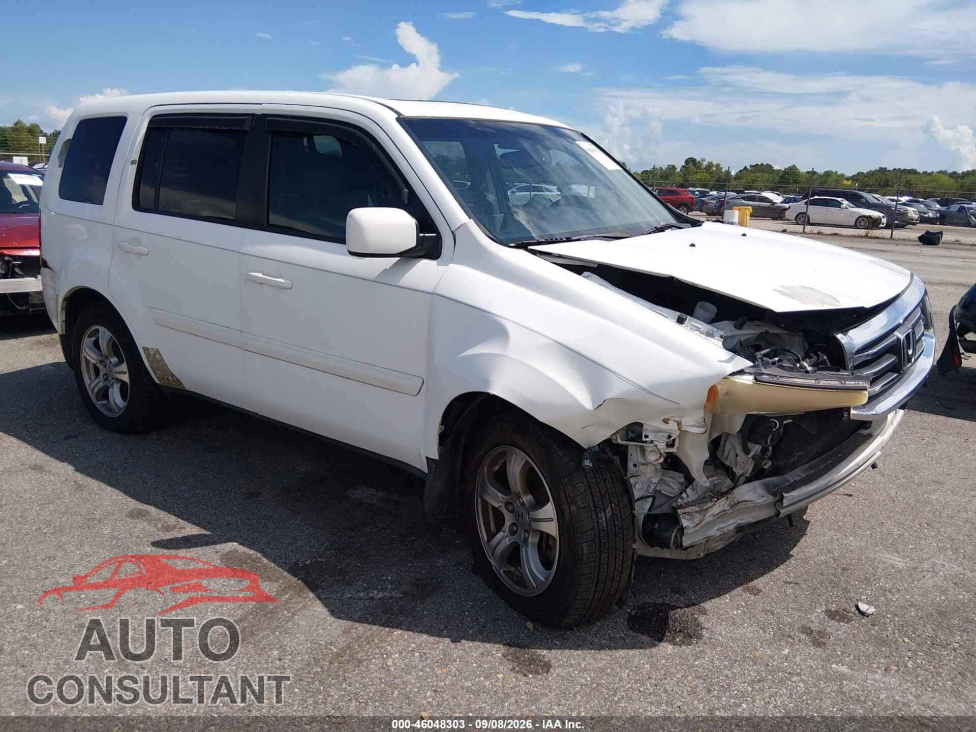 HONDA PILOT 2013 - 5FNYF3H54DB020066