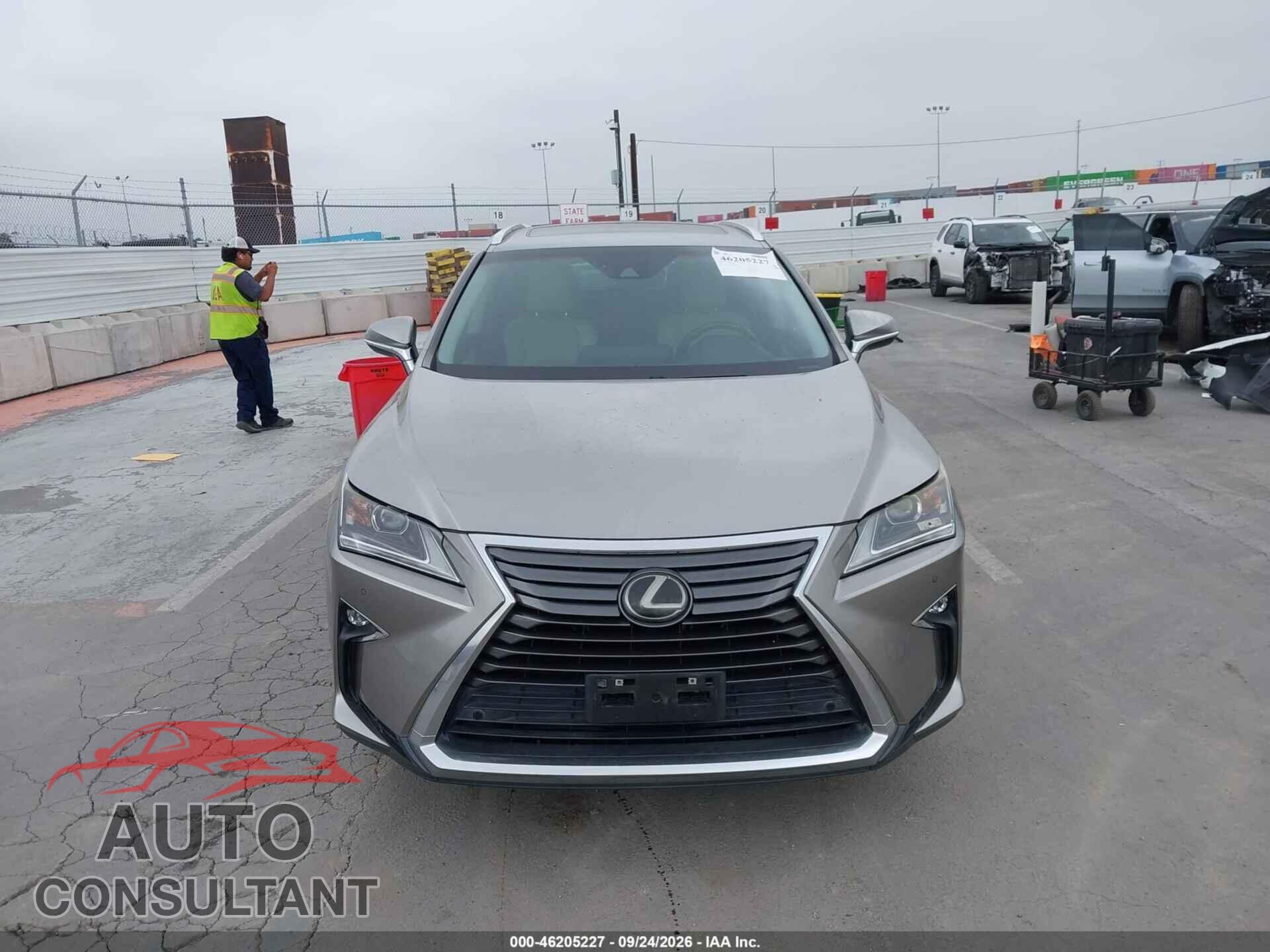 LEXUS RX 350 2017 - 2T2ZZMCA2HC042000