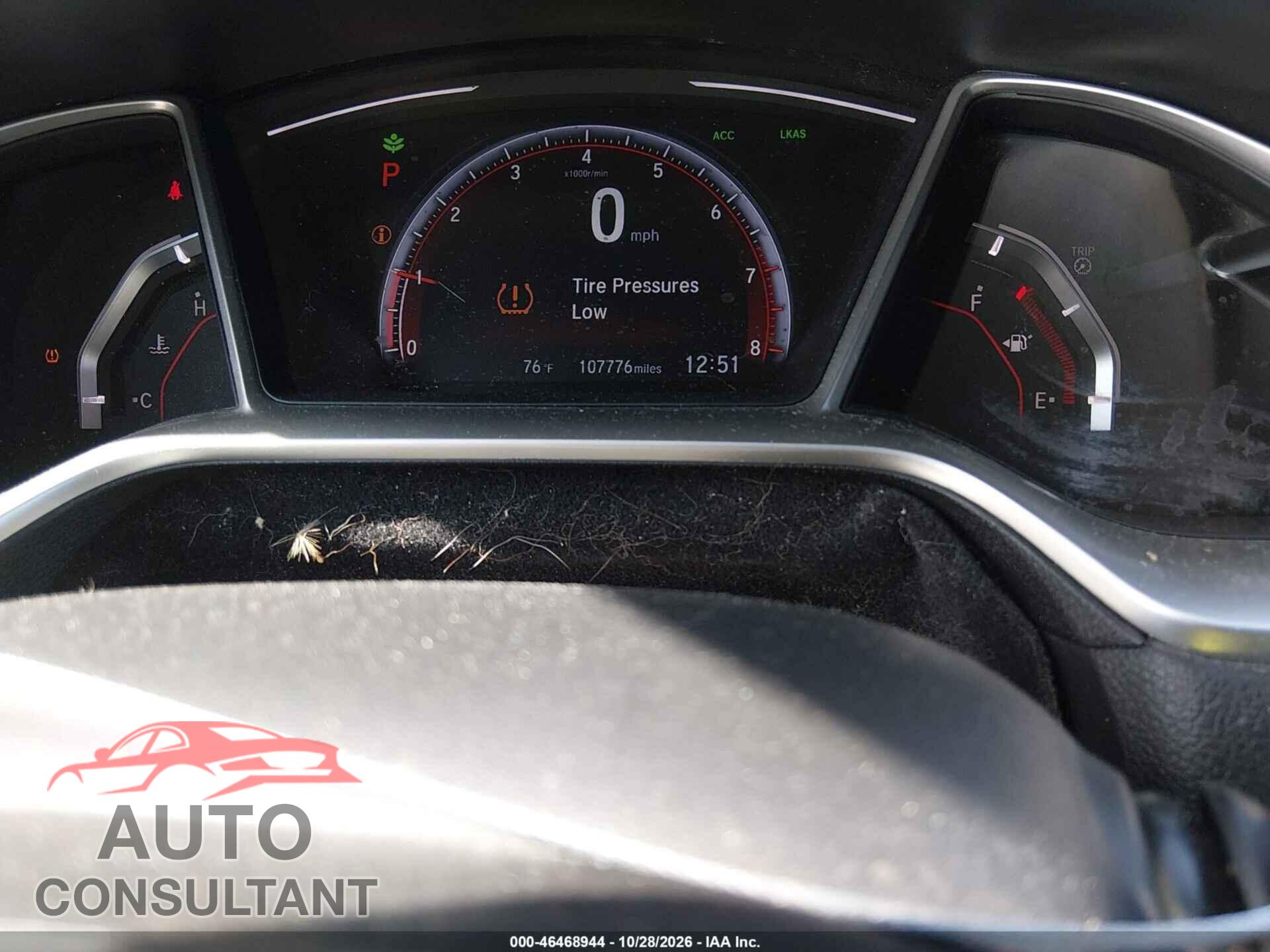 HONDA CIVIC 2019 - 19XFC2F86KE011122