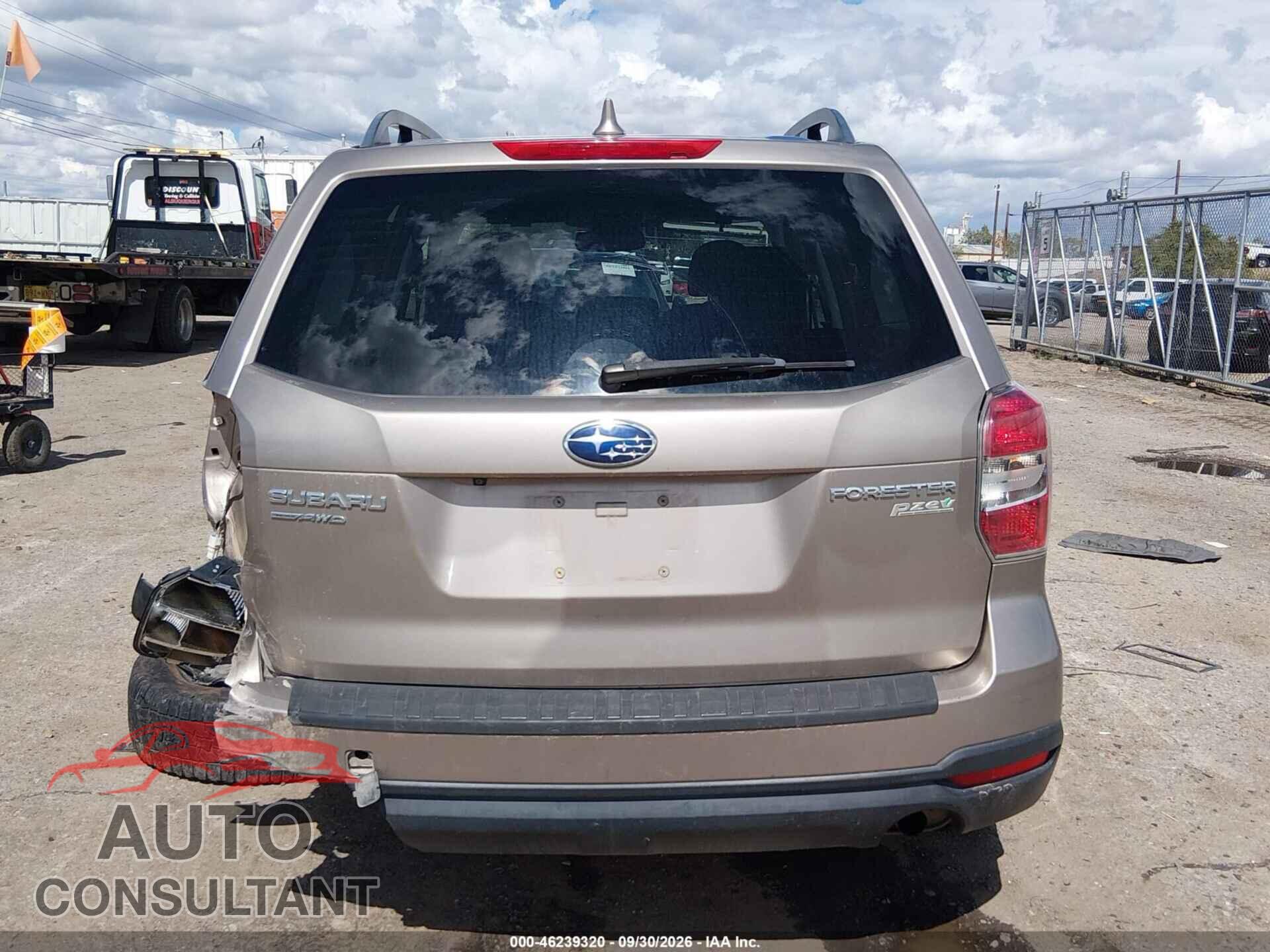 SUBARU FORESTER 2016 - JF2SJADC8GH444580