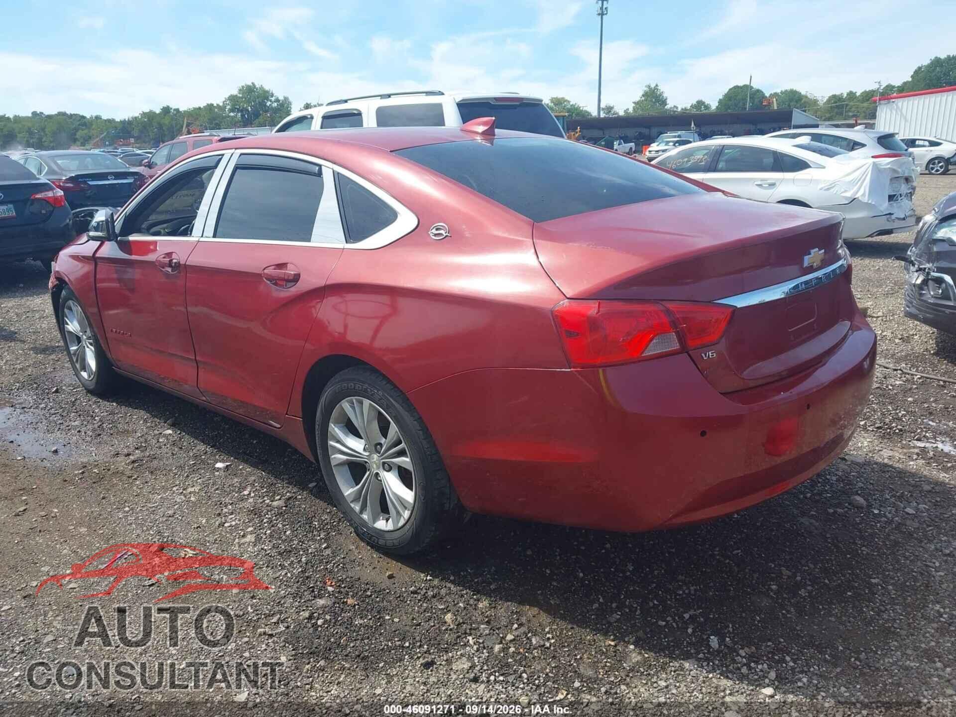 CHEVROLET IMPALA 2015 - 2G1125S39F9173557