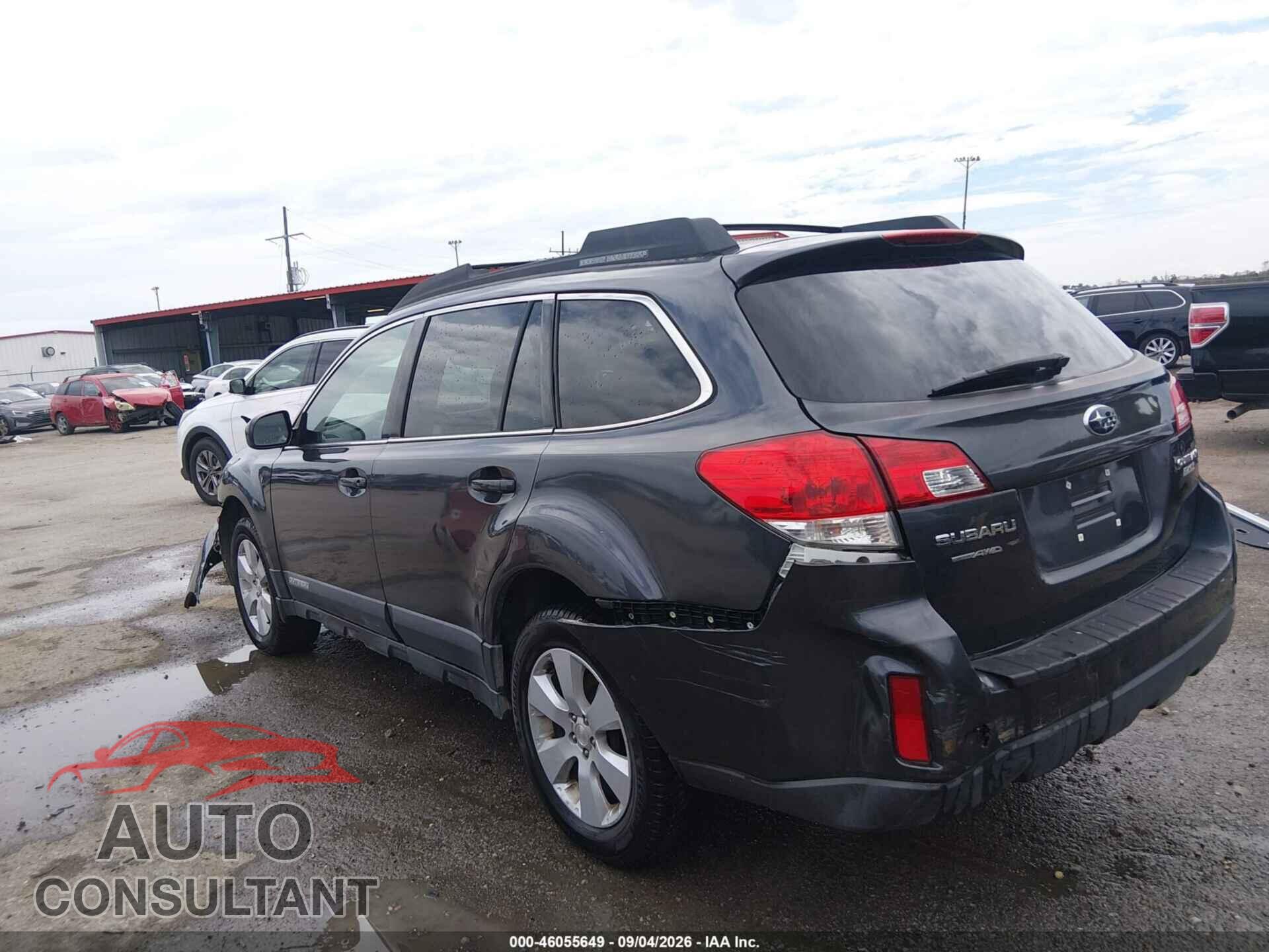 SUBARU OUTBACK 2012 - 4S4BRBCC9C3225421