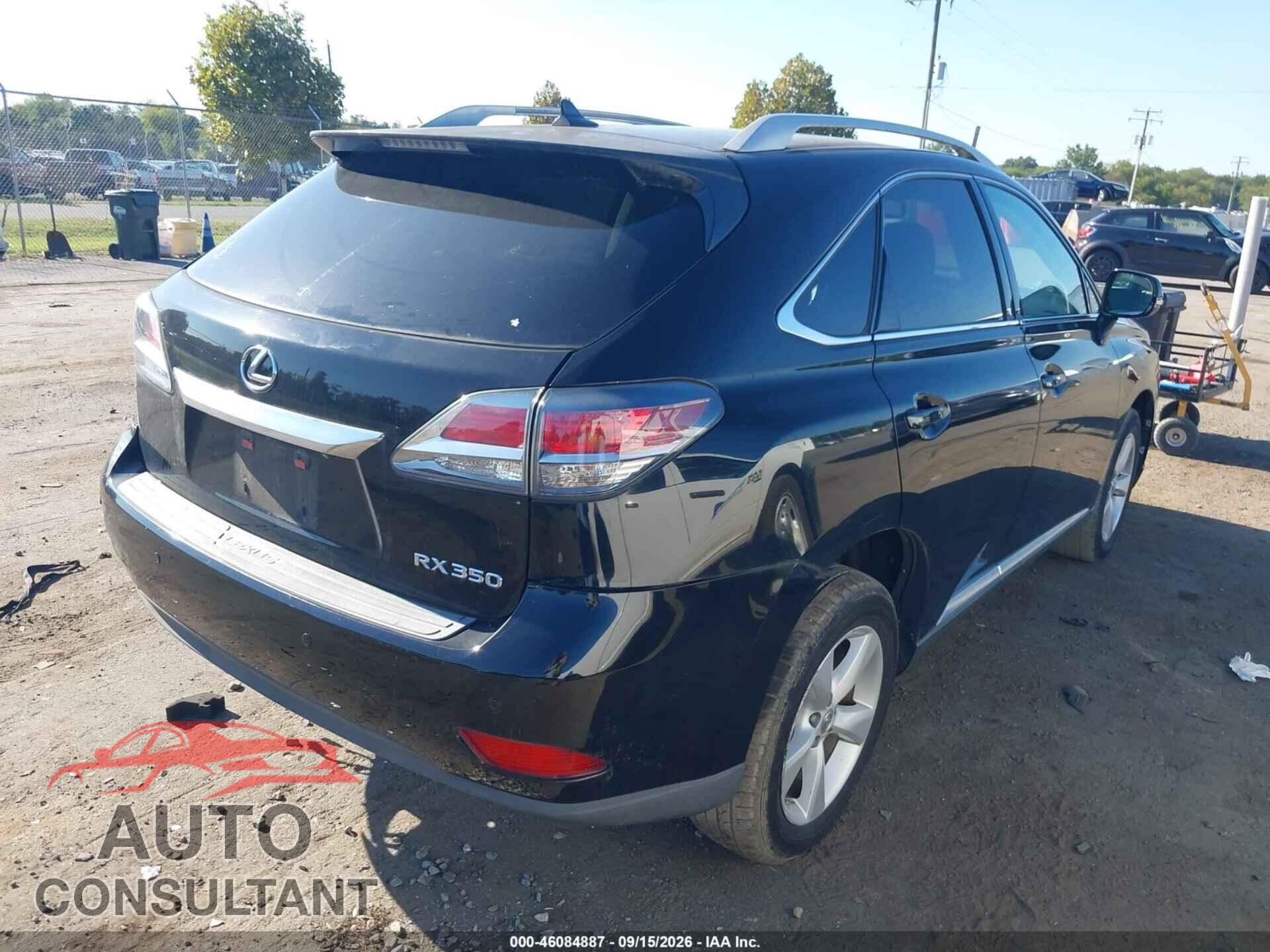 LEXUS RX 350 2013 - 2T2BK1BA2DC168132