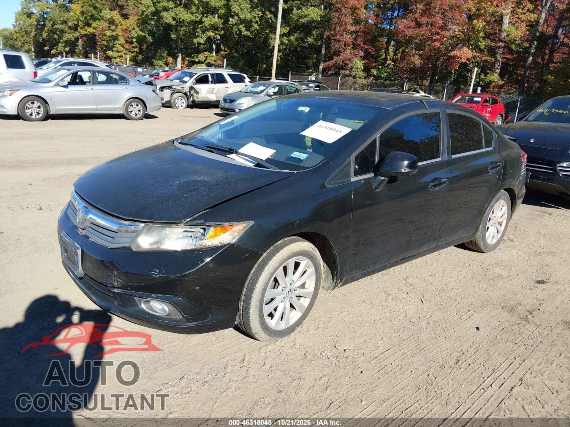 HONDA CIVIC 2012 - 19XFB2F82CE381035