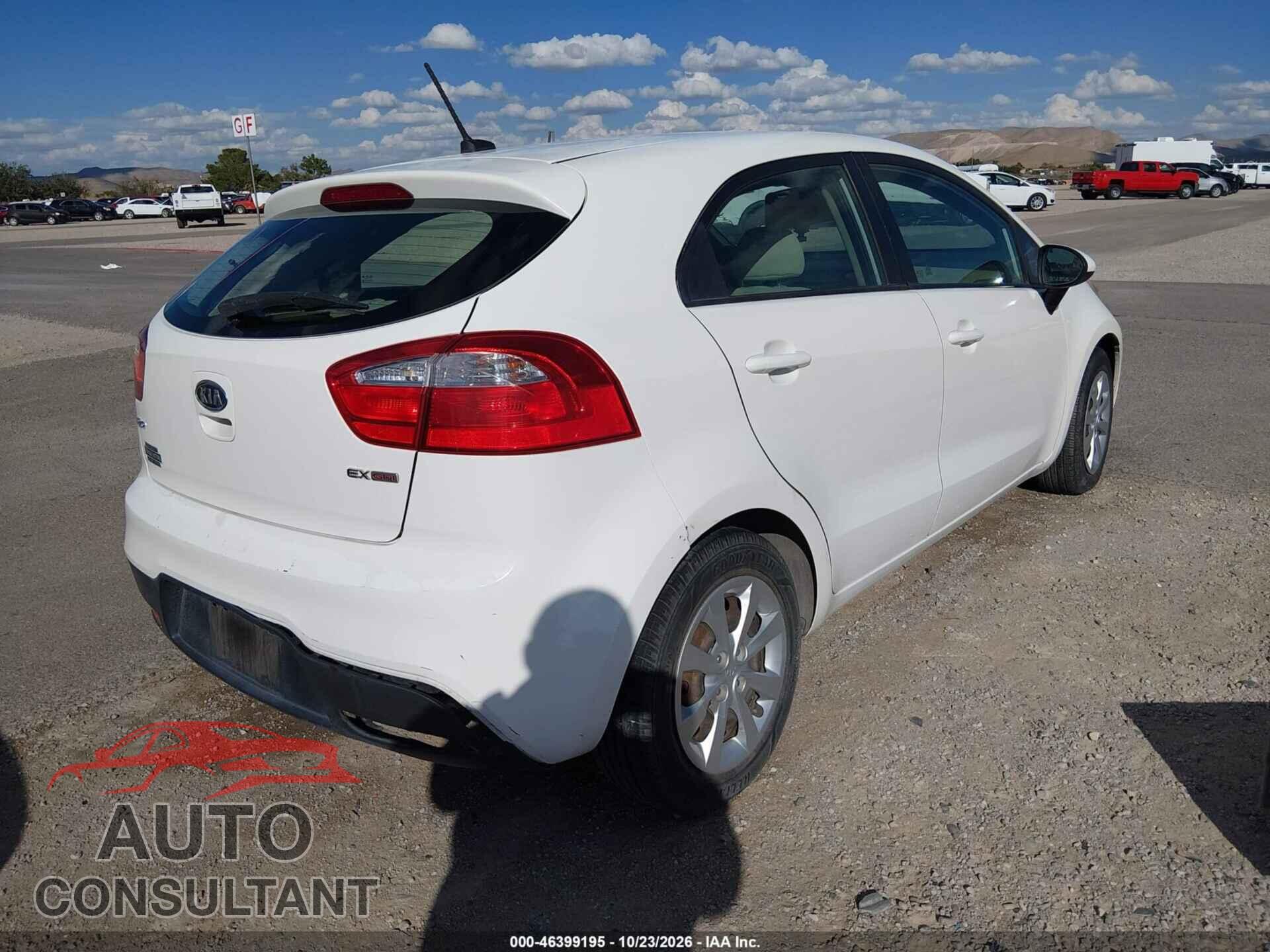 KIA RIO5 2012 - KNADN5A33C6070390