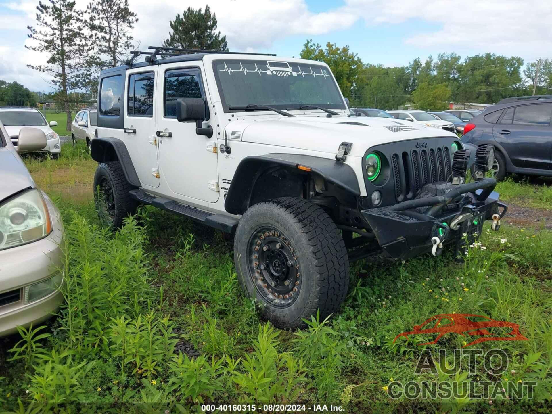 JEEP WRANGLER UNLIMITED 2017 - 1C4BJWDG2HL738165