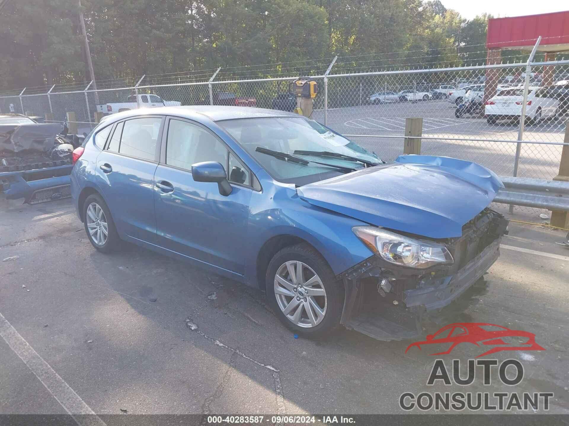 SUBARU IMPREZA 2016 - JF1GPAB68GH288191