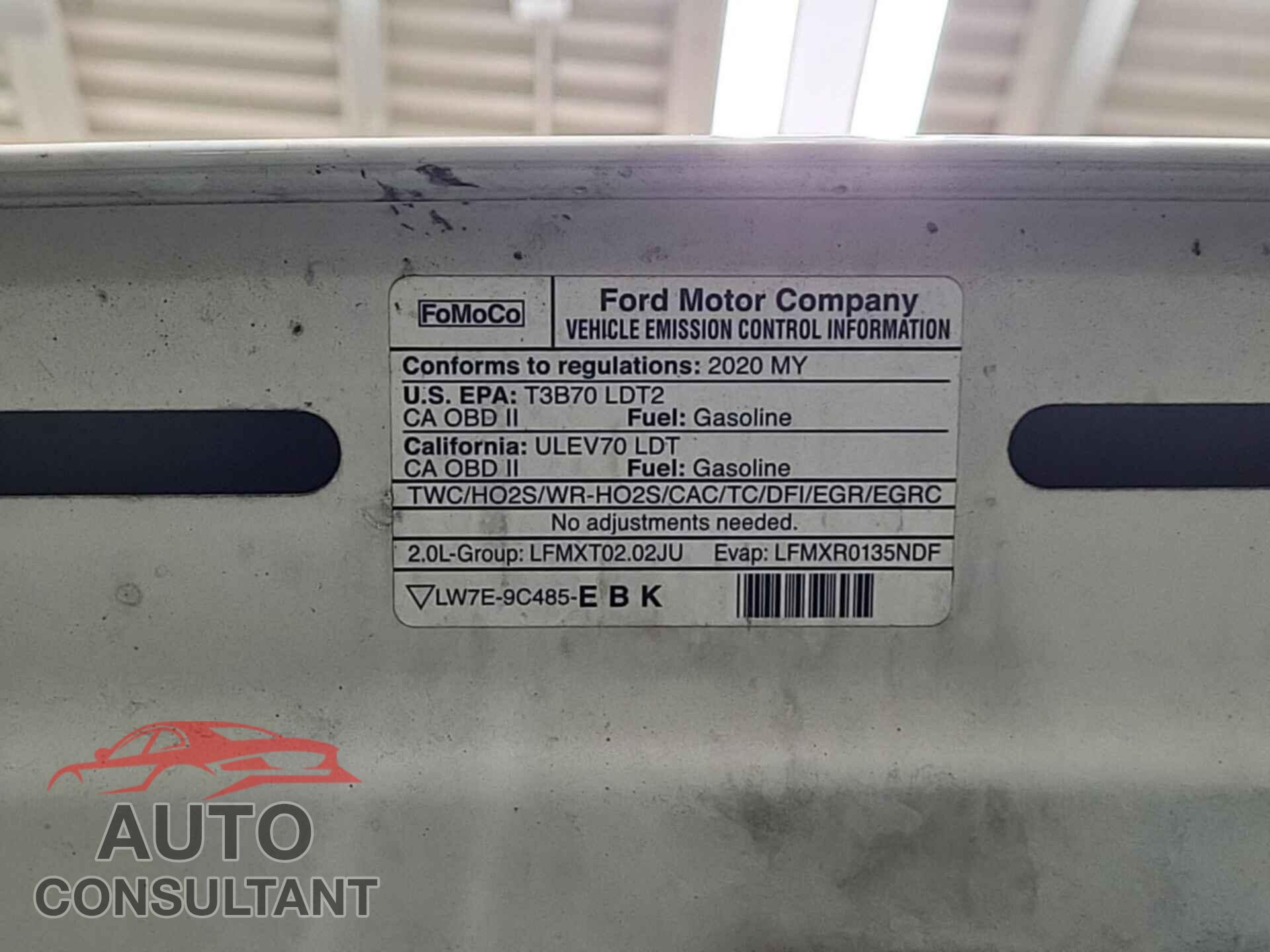 FORD EDGE 2020 - 2FMPK3J97LBA88972
