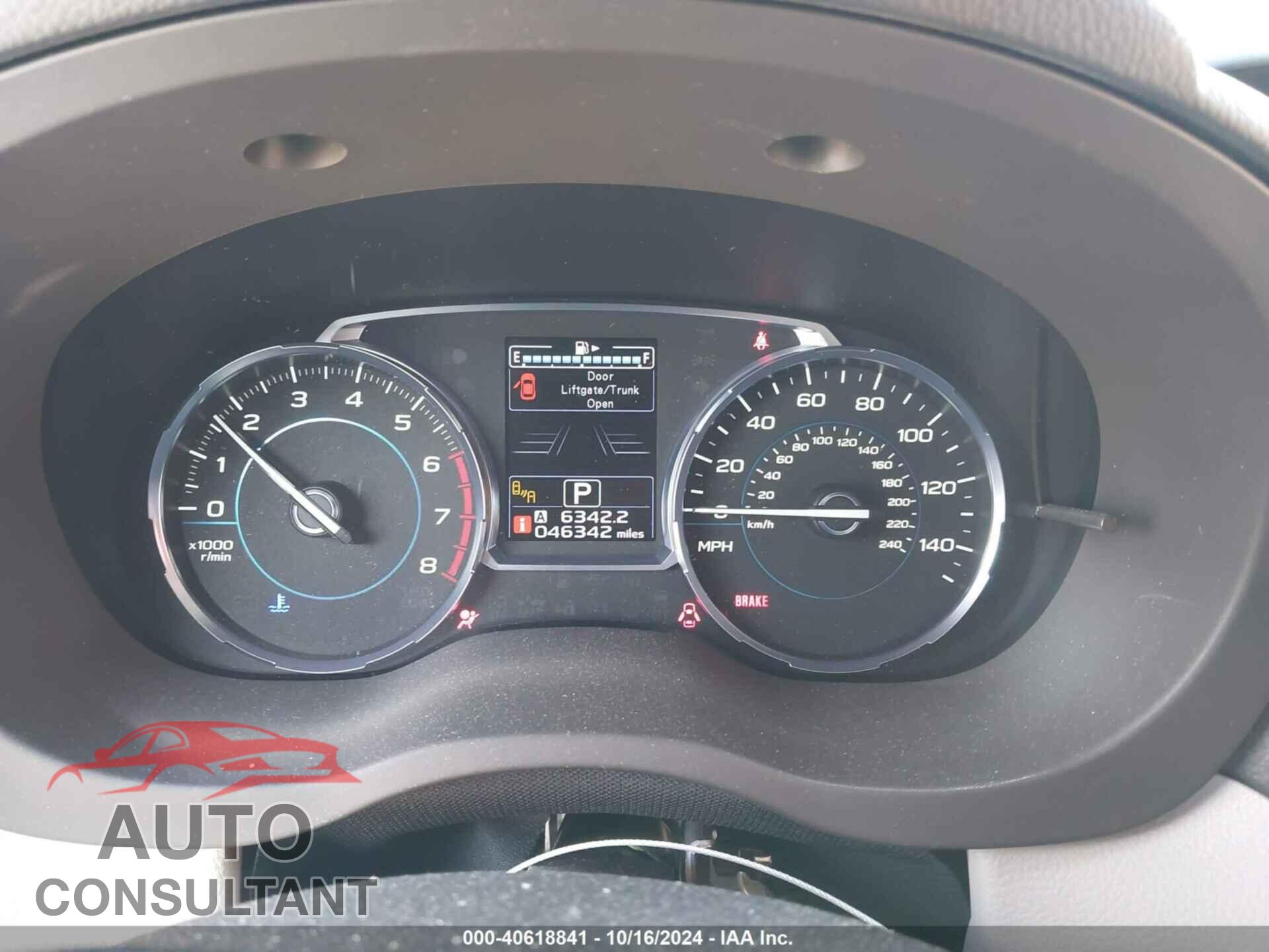SUBARU FORESTER 2018 - JF2SJAGC3JH455697
