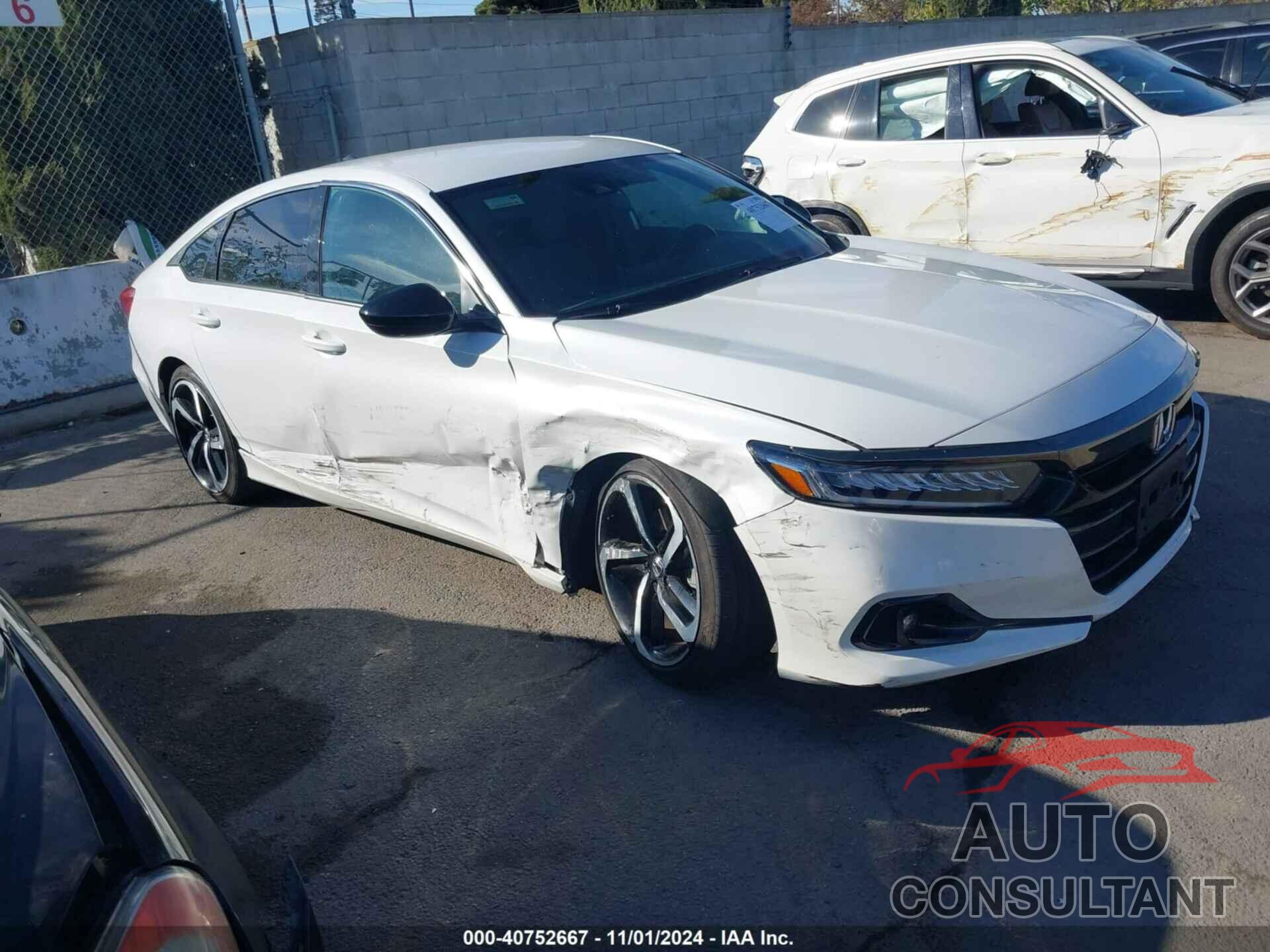 HONDA ACCORD 2022 - 1HGCV1F35NA100877