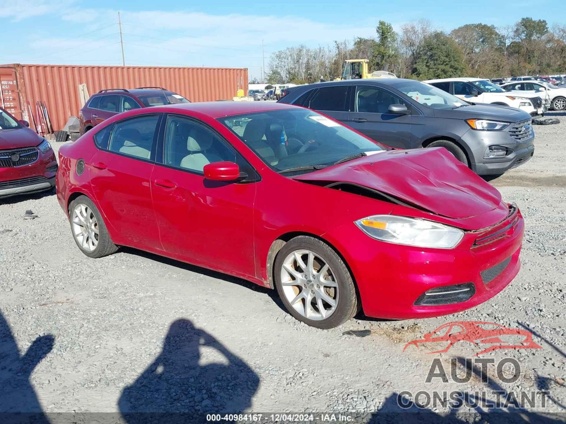 DODGE DART 2013 - 1C3CDFBA5DD149128
