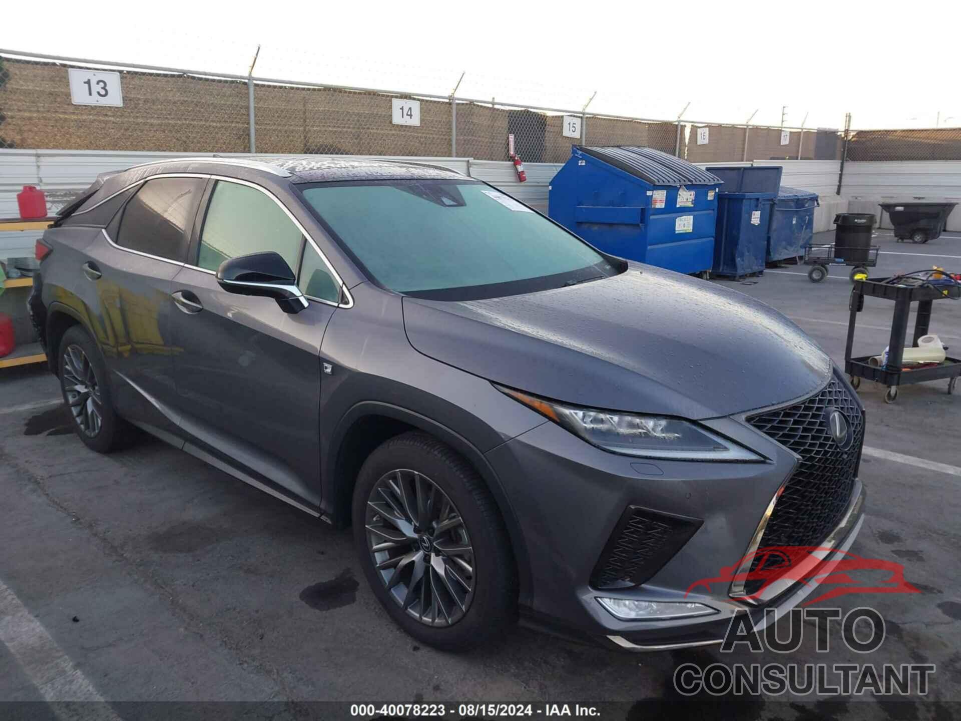 LEXUS RX 350 2022 - 2T2YZMDA0NC332497