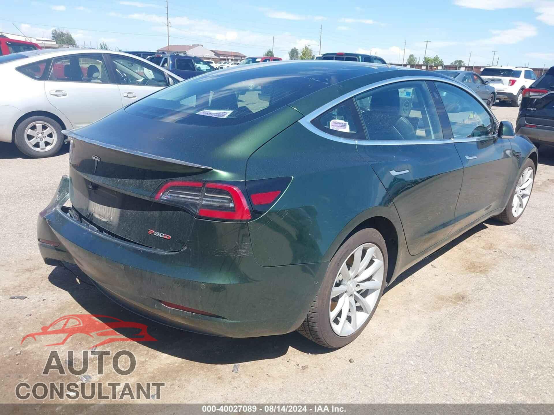 TESLA MODEL 3 2018 - 5YJ3E1EB0JF084063
