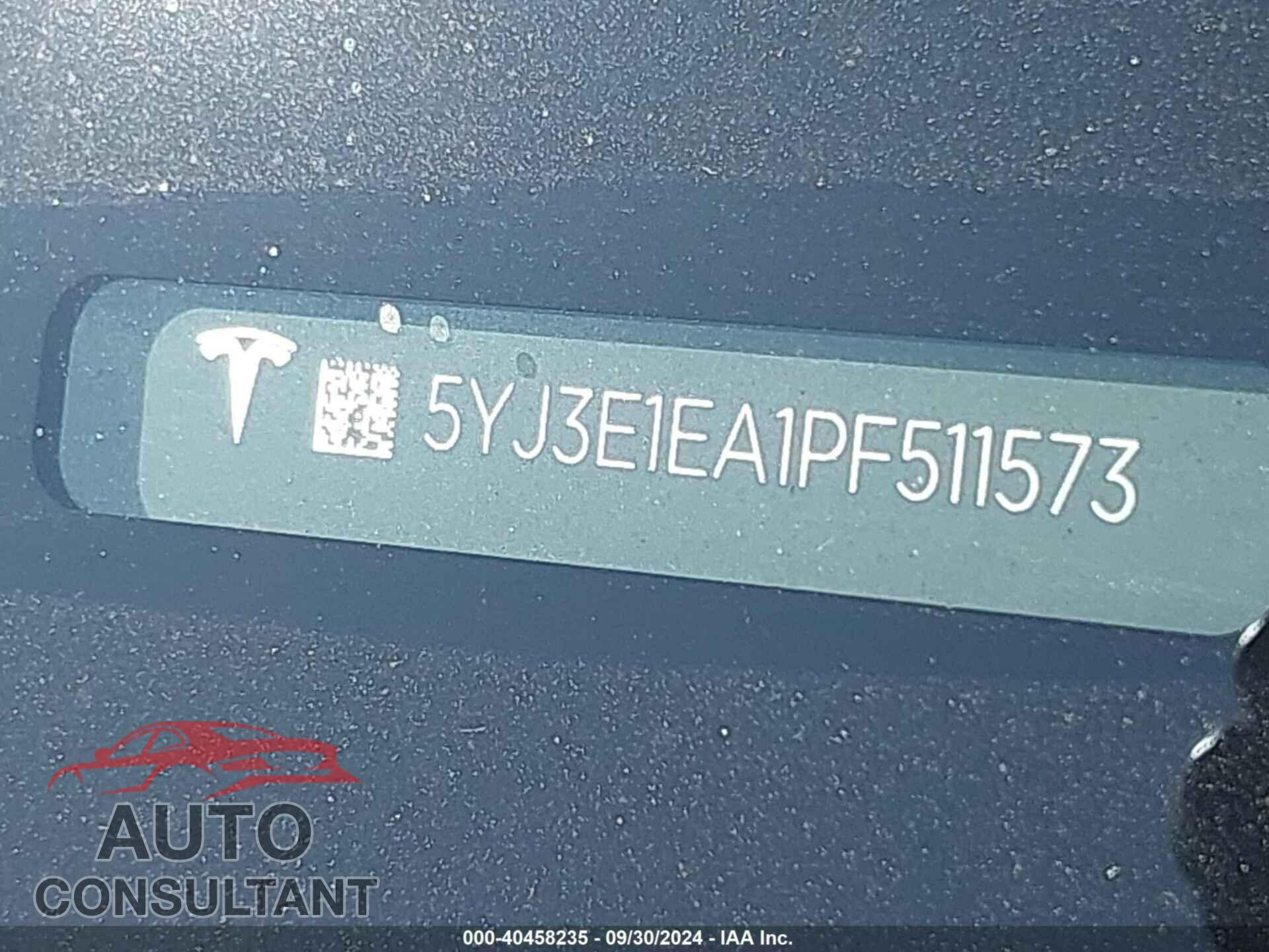 TESLA MODEL 3 2023 - 5YJ3E1EA1PF511573