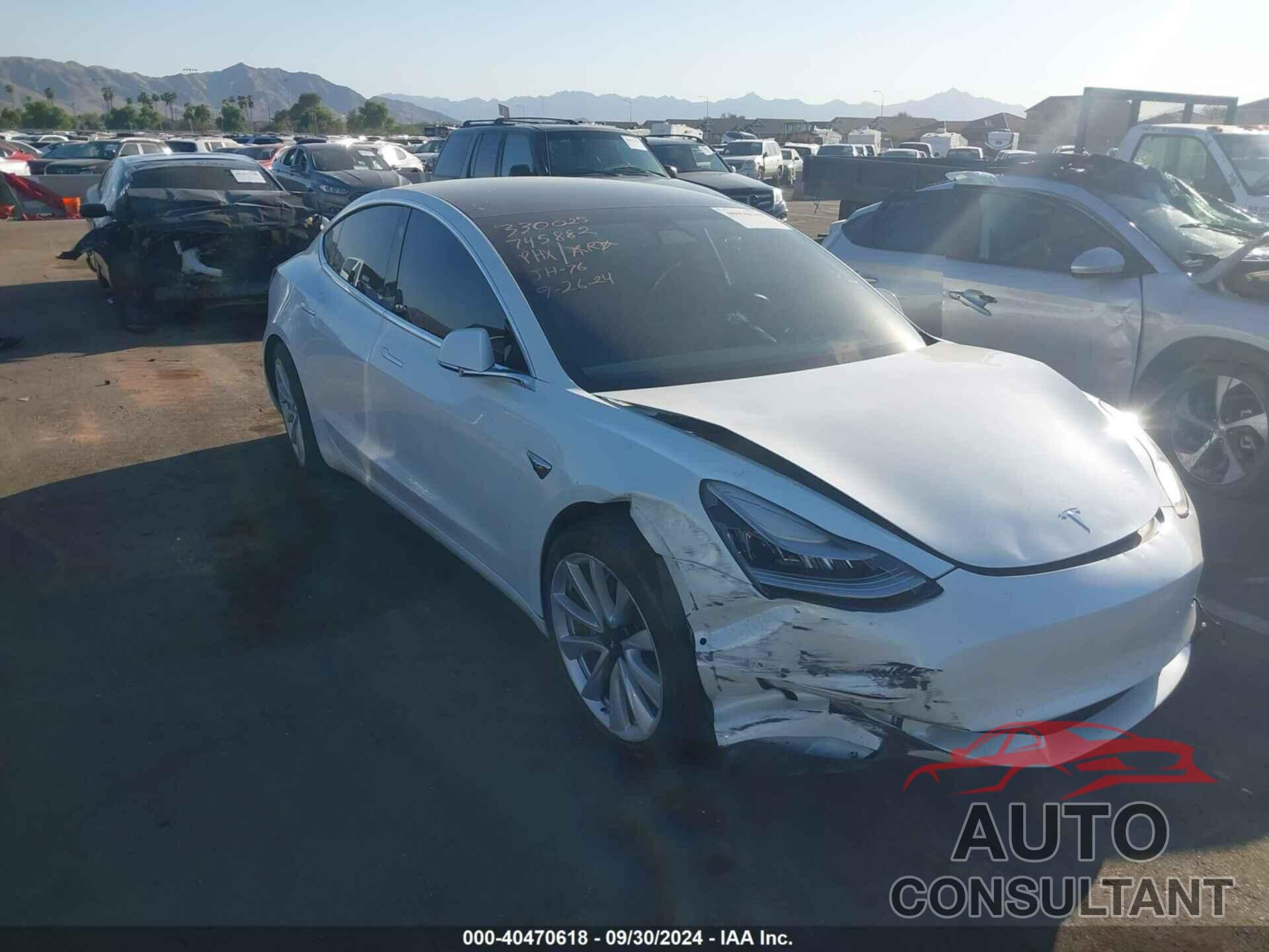 TESLA MODEL 3 2020 - 5YJ3E1EA8LF745882