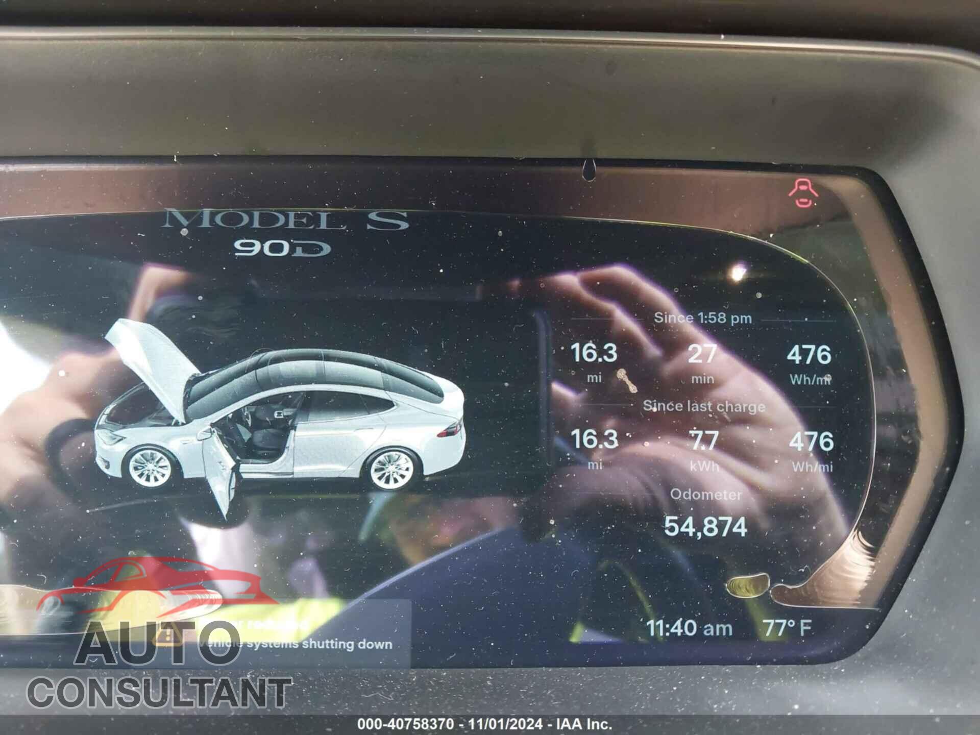 TESLA MODEL S 2015 - 5YJSA1E21FF119045