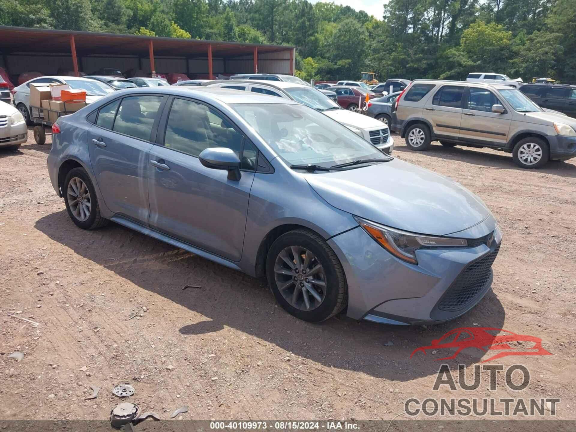 TOYOTA COROLLA 2020 - JTDHPRAE7LJ060921