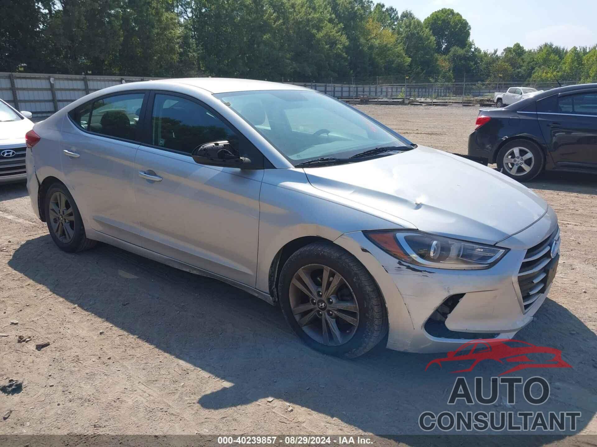 HYUNDAI ELANTRA 2018 - 5NPD84LF0JH274188