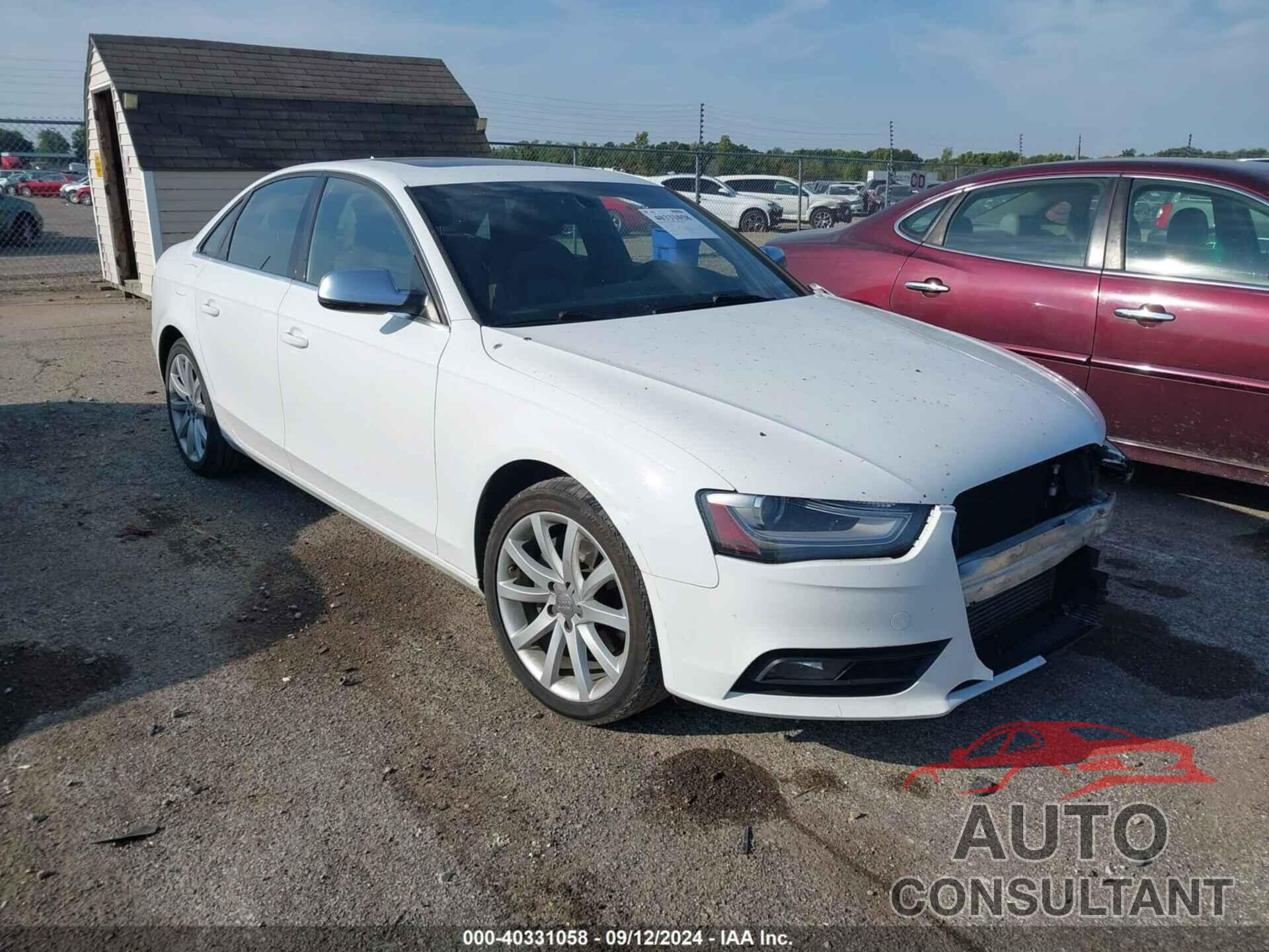 AUDI A4 2013 - WAUBFAFL0DN049199