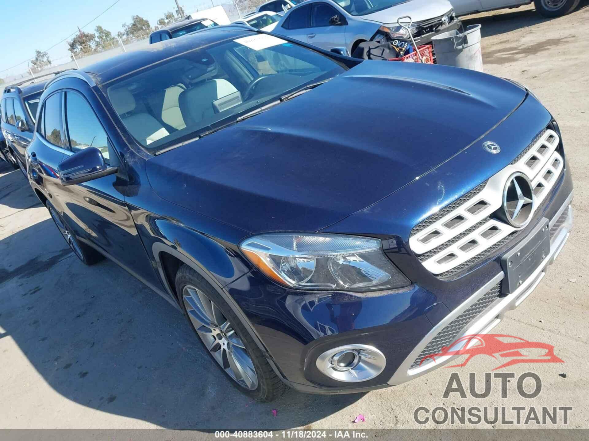 MERCEDES-BENZ GLA 250 2018 - WDCTG4EB6JJ477841