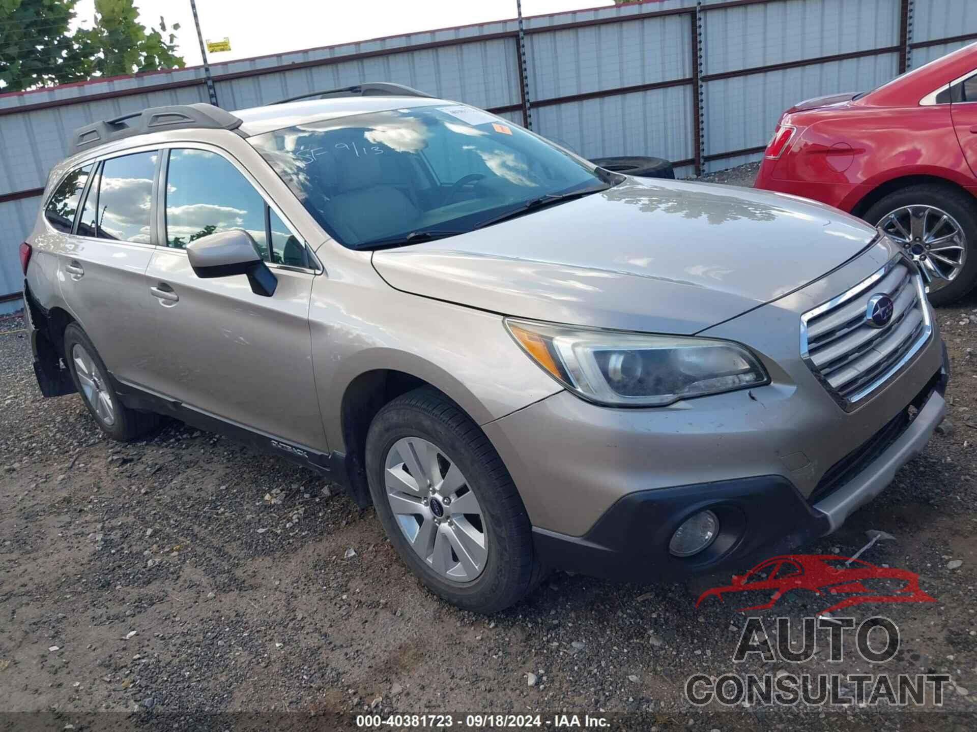 SUBARU OUTBACK 2017 - 4S4BSACCXH3288307