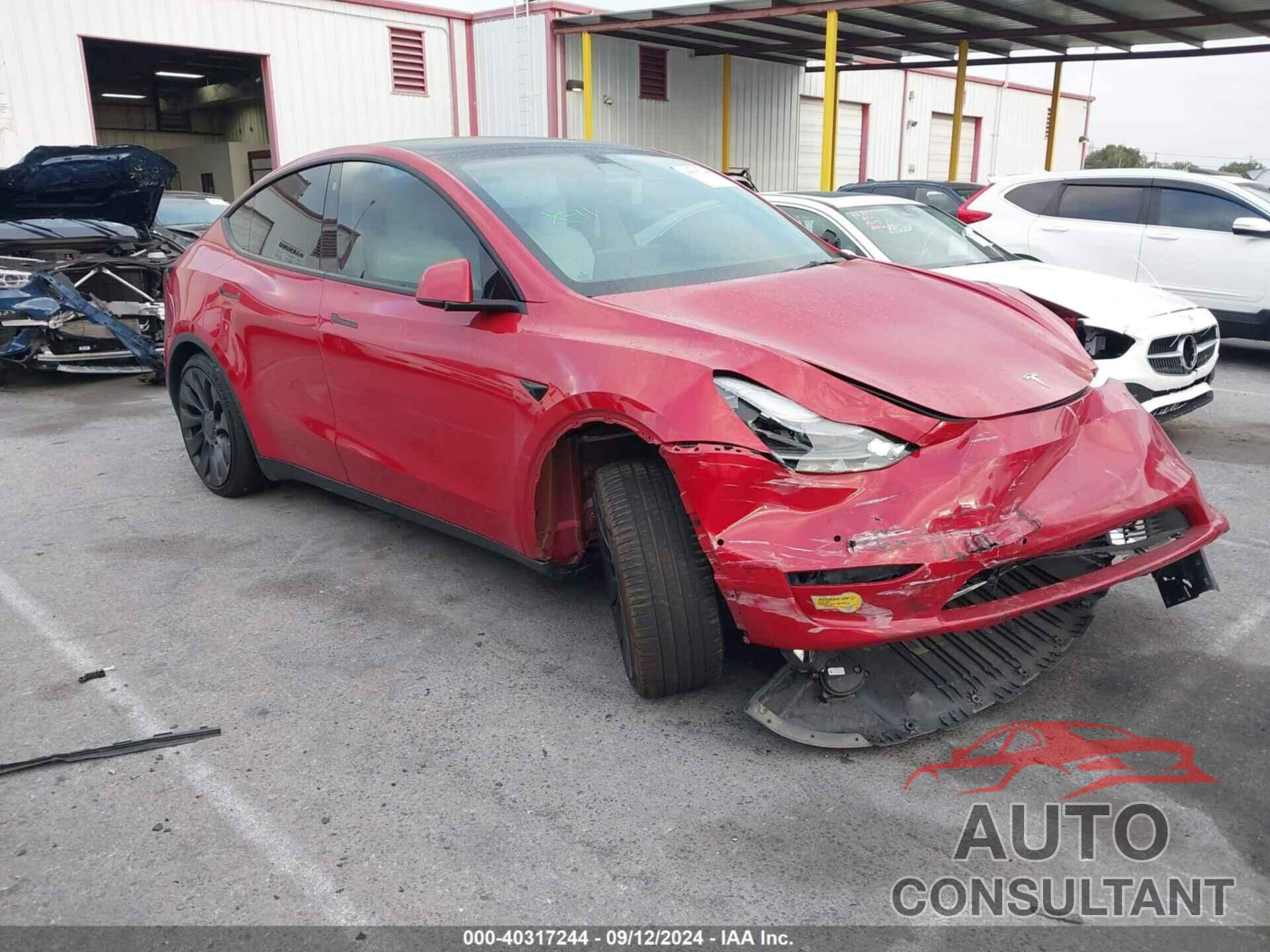 TESLA MODEL Y 2022 - 7SAYGDEF5NF487808