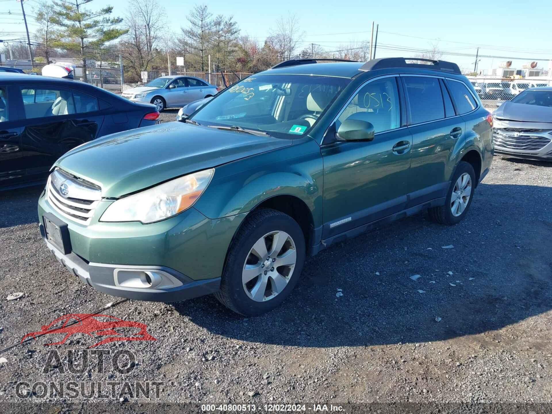 SUBARU OUTBACK 2012 - 4S4BRBCC6C3220726
