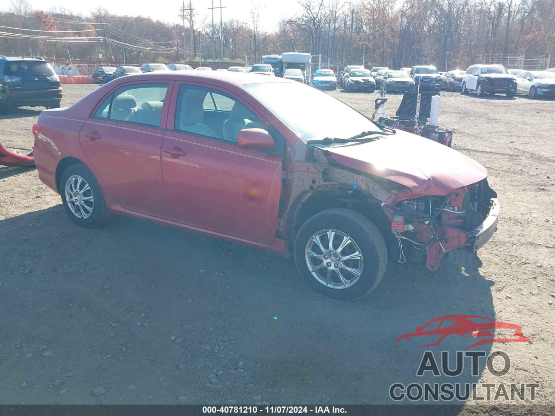 TOYOTA COROLLA 2009 - 2T1BU40E89C177740