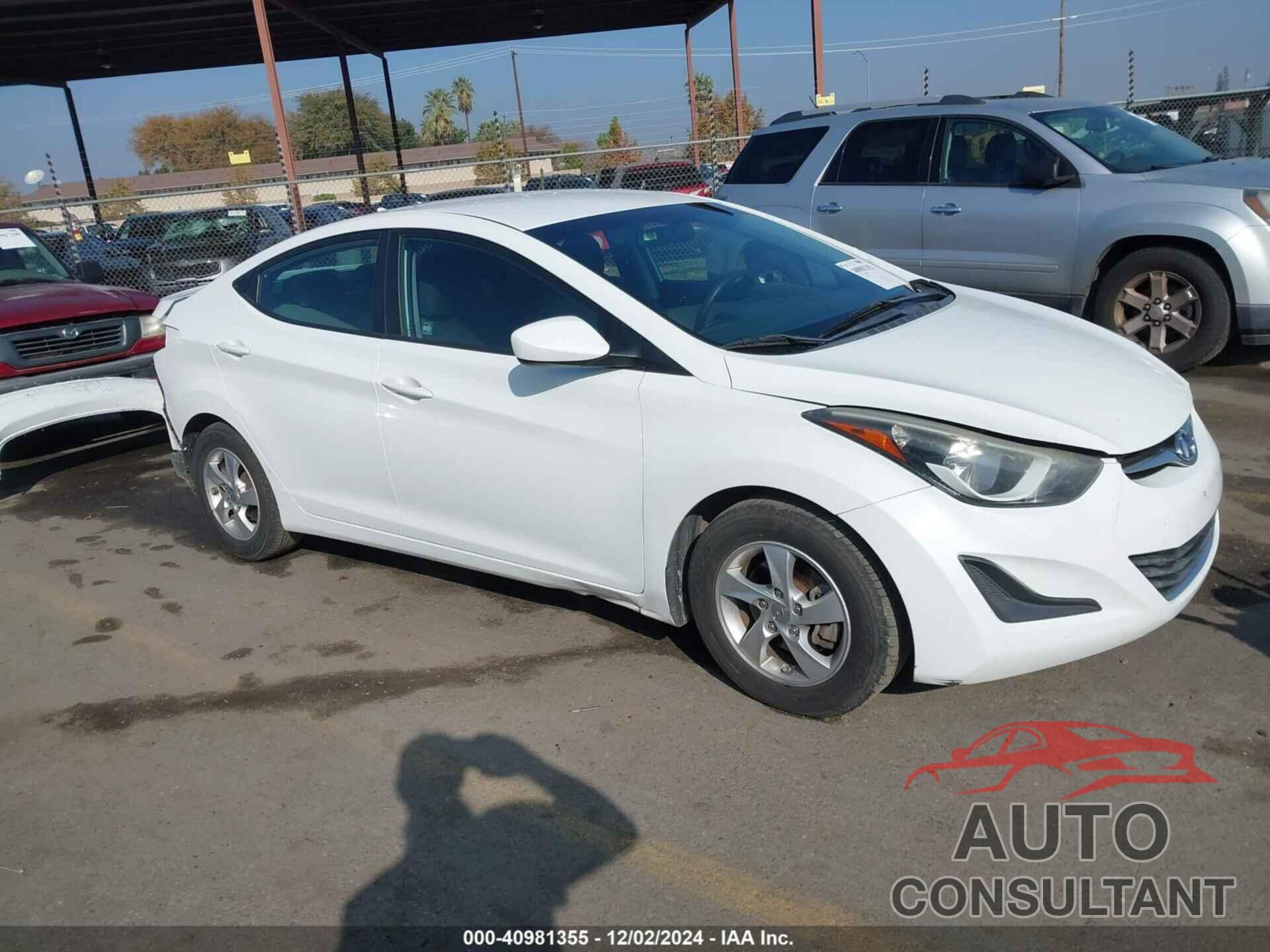 HYUNDAI ELANTRA 2014 - 5NPDH4AE9EH514600