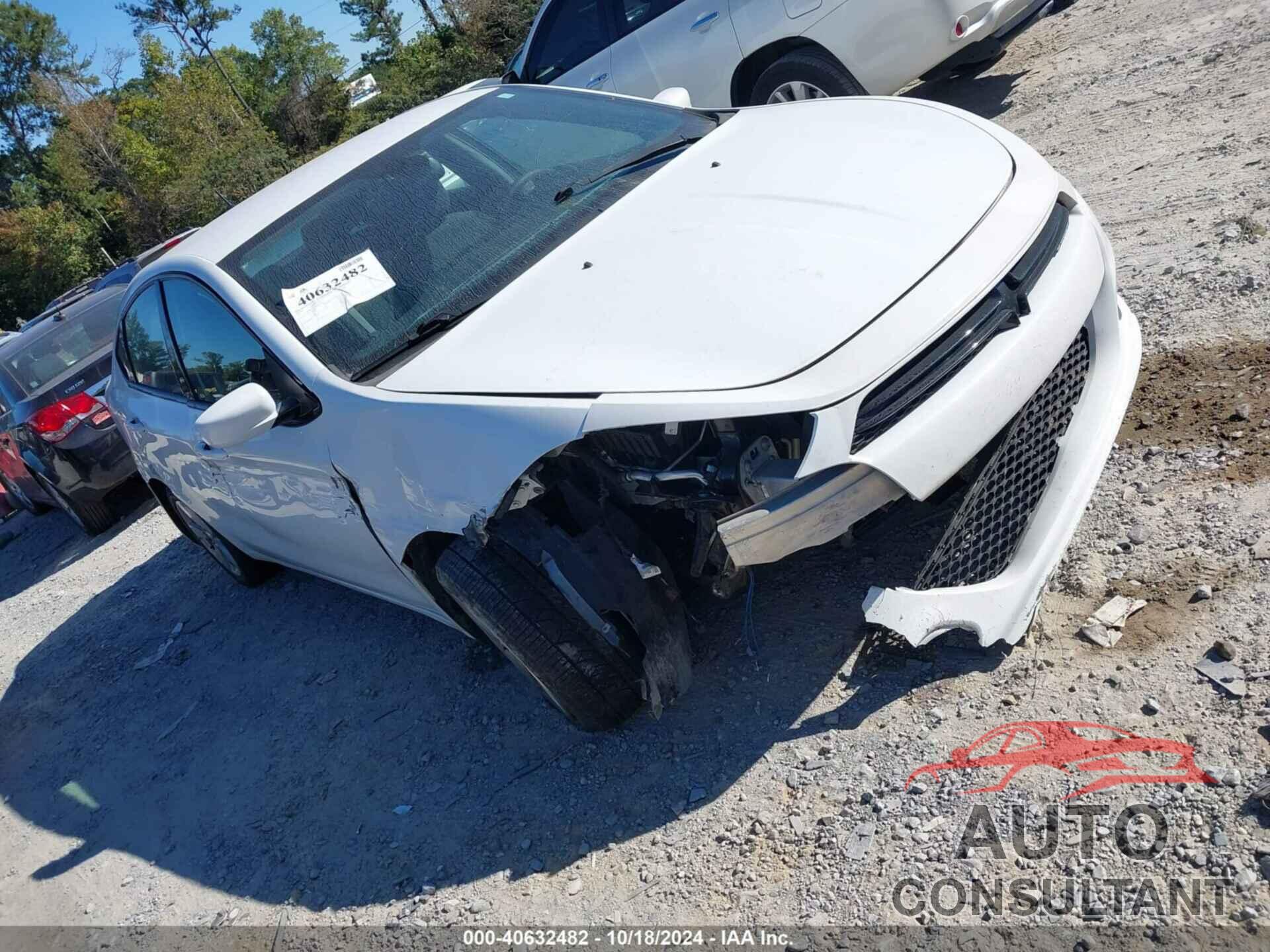 DODGE DART 2016 - 1C3CDFBA1GD604660