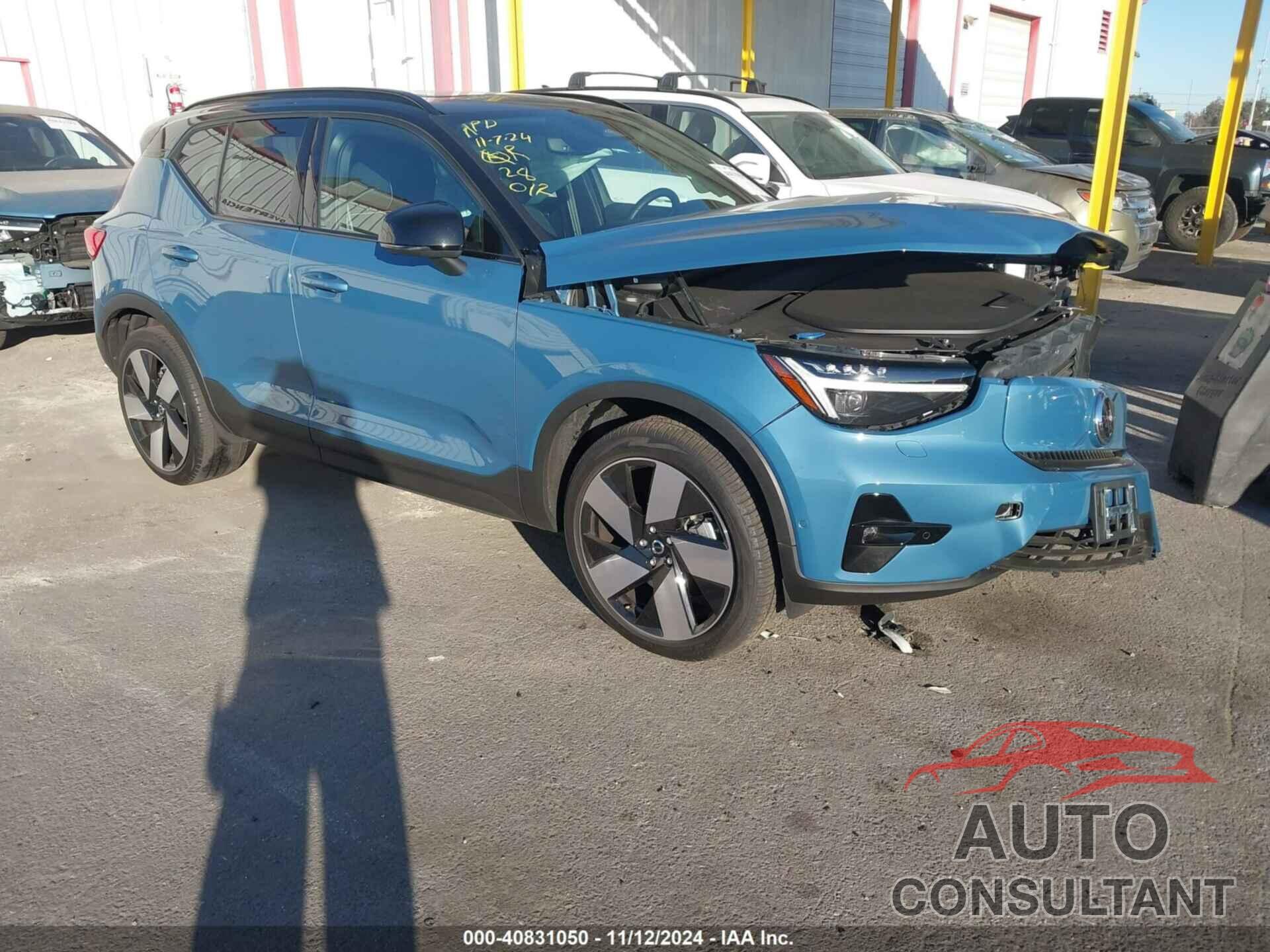 VOLVO XC40 RECHARGE PURE ELECTRIC 2024 - YV4ER3XM9R2233945