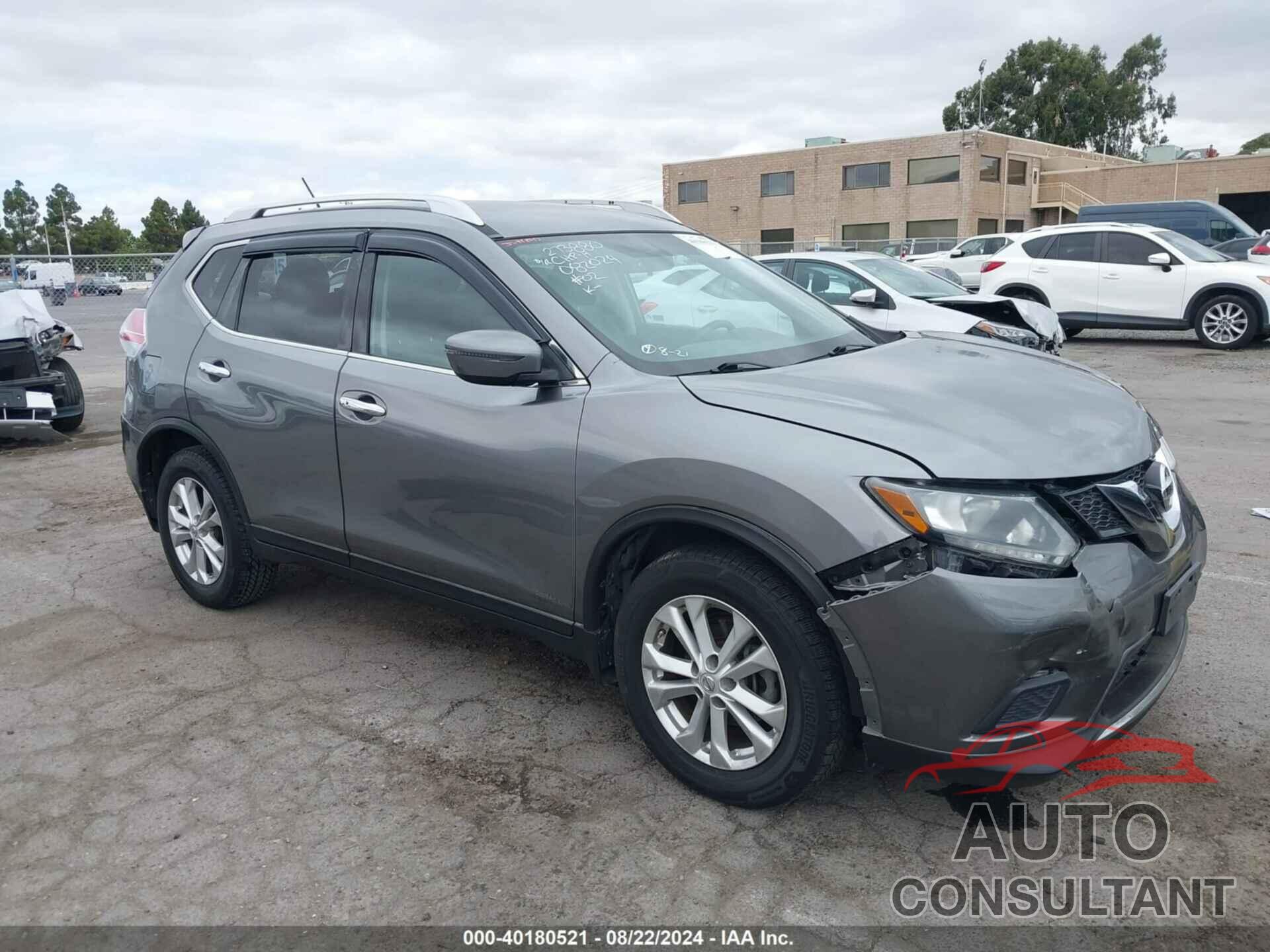 NISSAN ROGUE 2016 - KNMAT2MT1GP642658