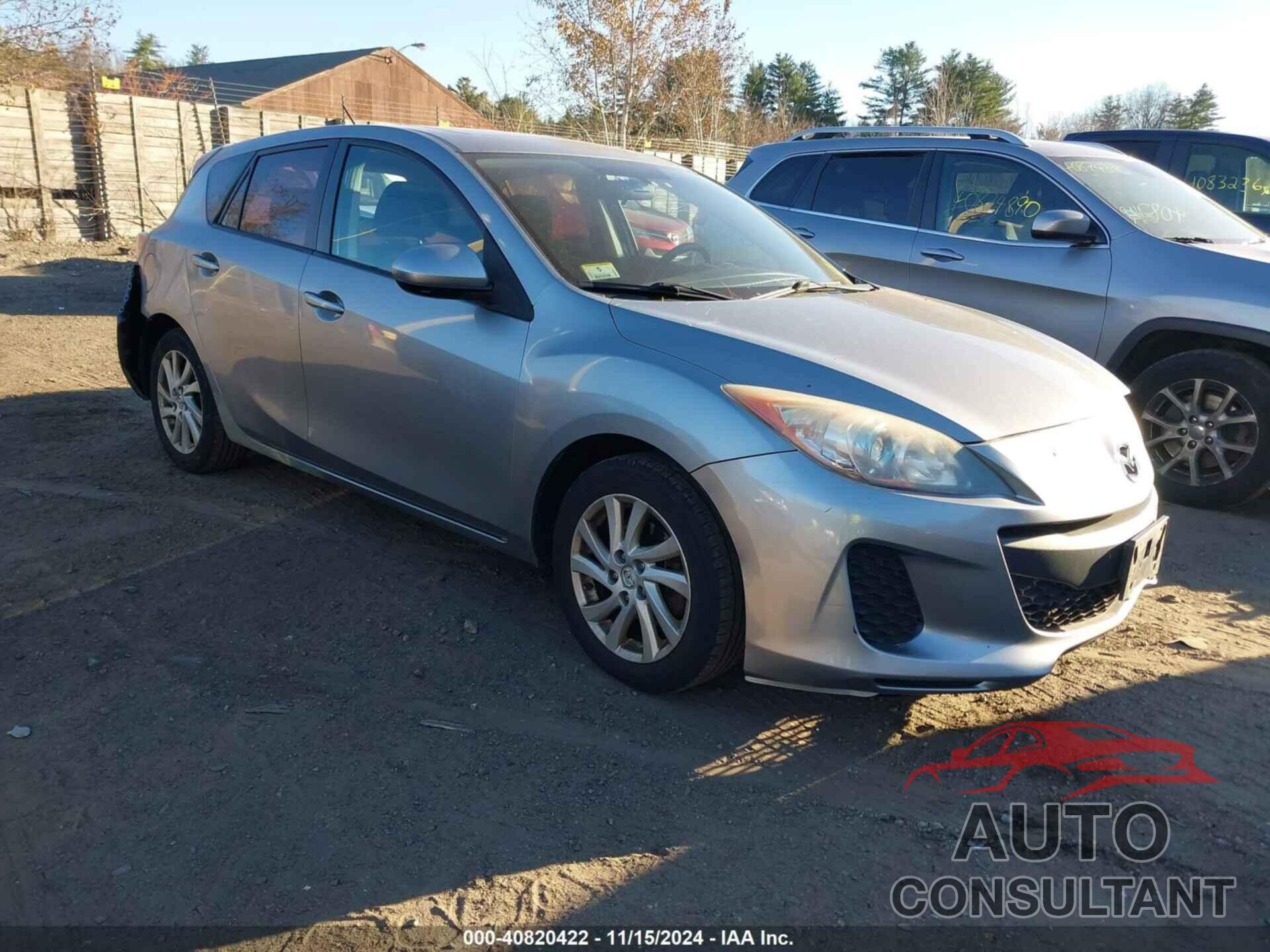 MAZDA MAZDA3 2012 - JM1BL1L80C1678818