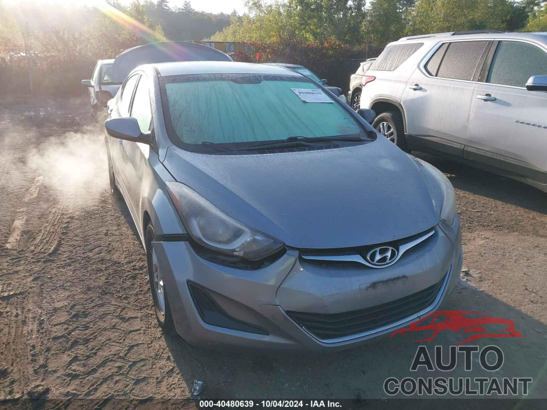 HYUNDAI ELANTRA 2014 - KMHDH4AE8EU157492