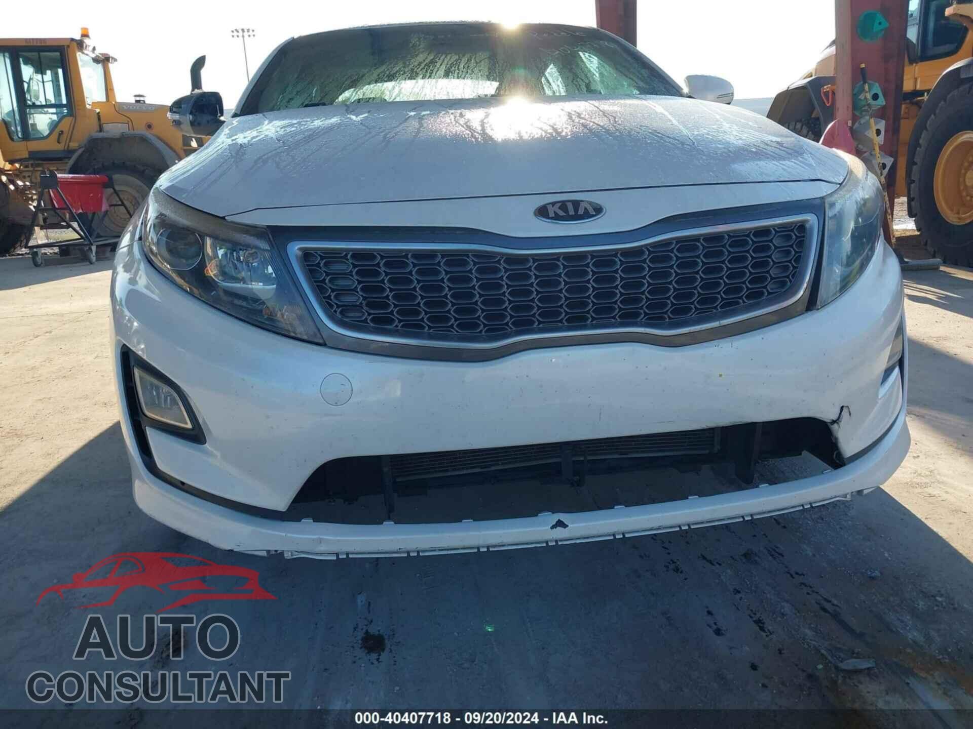 KIA OPTIMA HYBRID 2014 - KNAGM4AD2E5076127