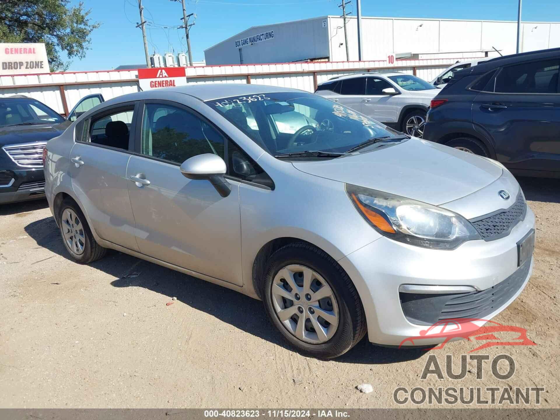 KIA RIO 2017 - KNADM4A3XH6021515
