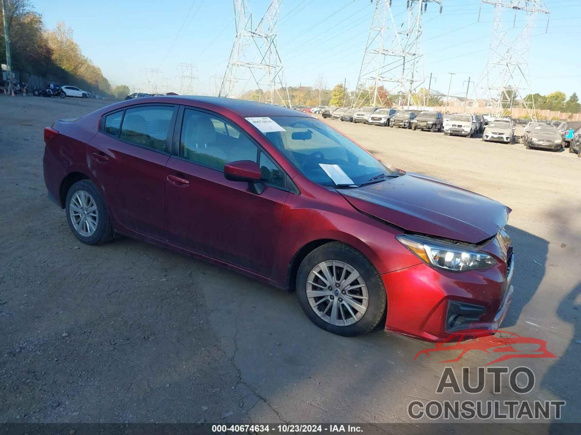 SUBARU IMPREZA 2017 - 4S3GKAB6XH3601541