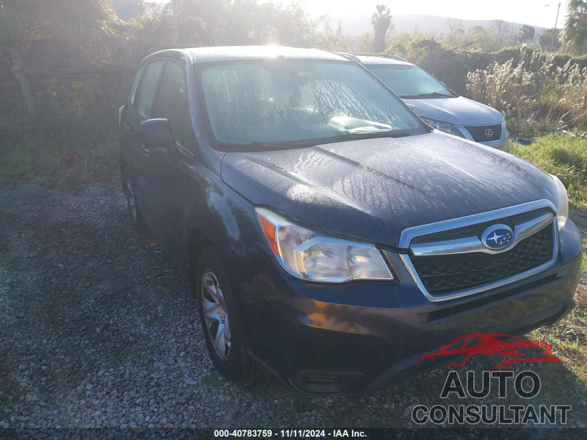 SUBARU FORESTER 2014 - JF2SJAAC3EH444553