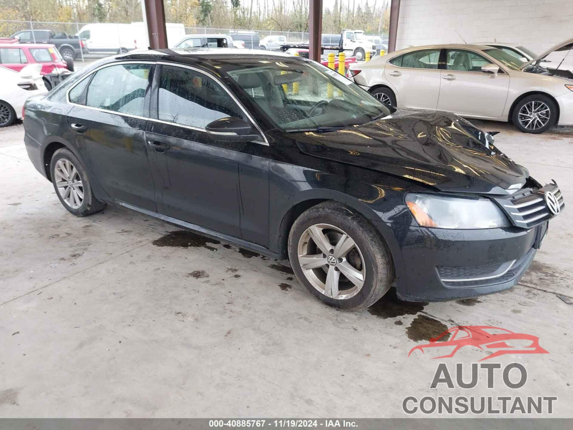 VOLKSWAGEN PASSAT 2012 - 1VWBH7A38CC027451